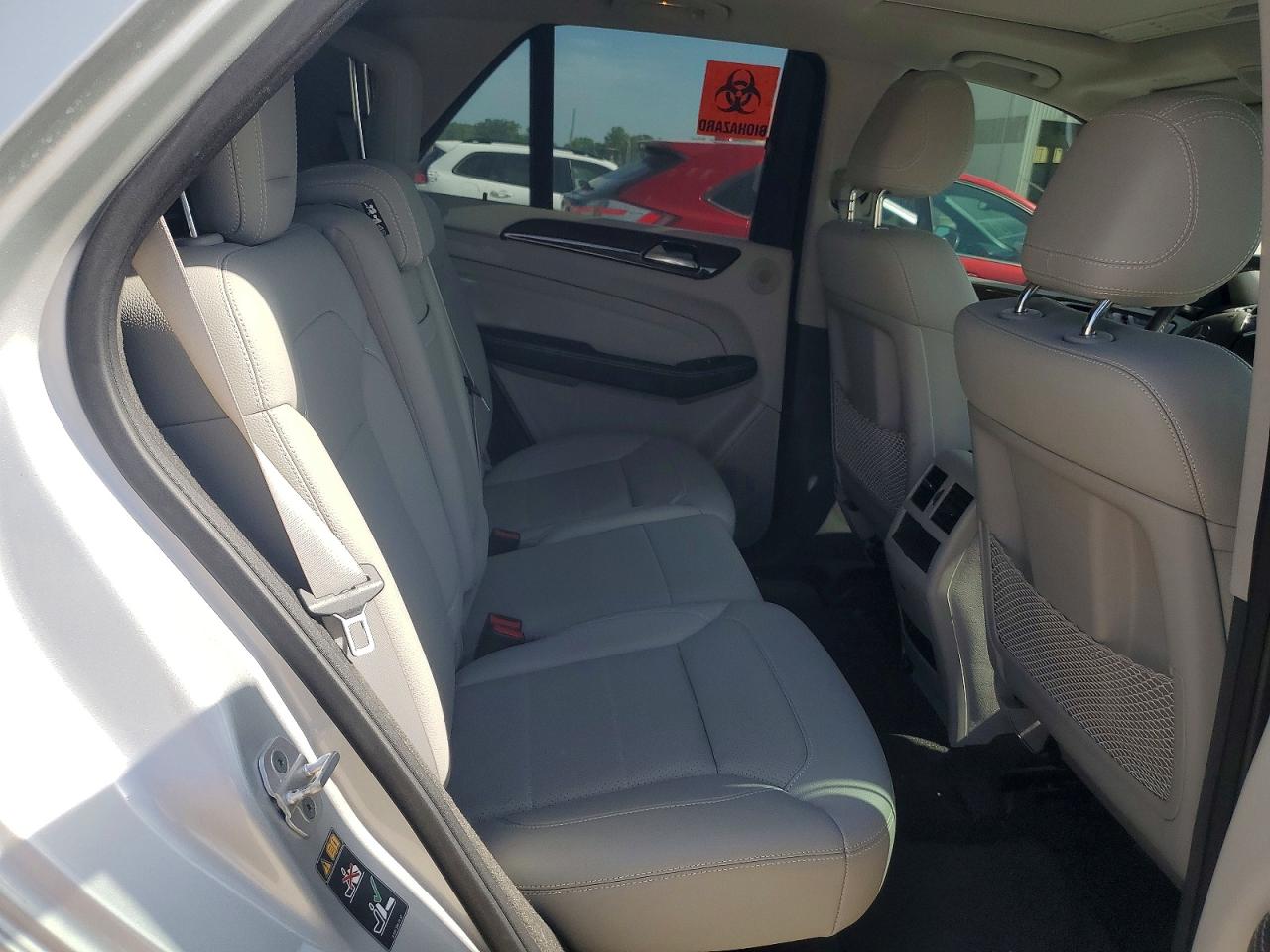 2015 Mercedes-benz Ml 350 4matic Silver vin: 4JGDA5HB1FA603801