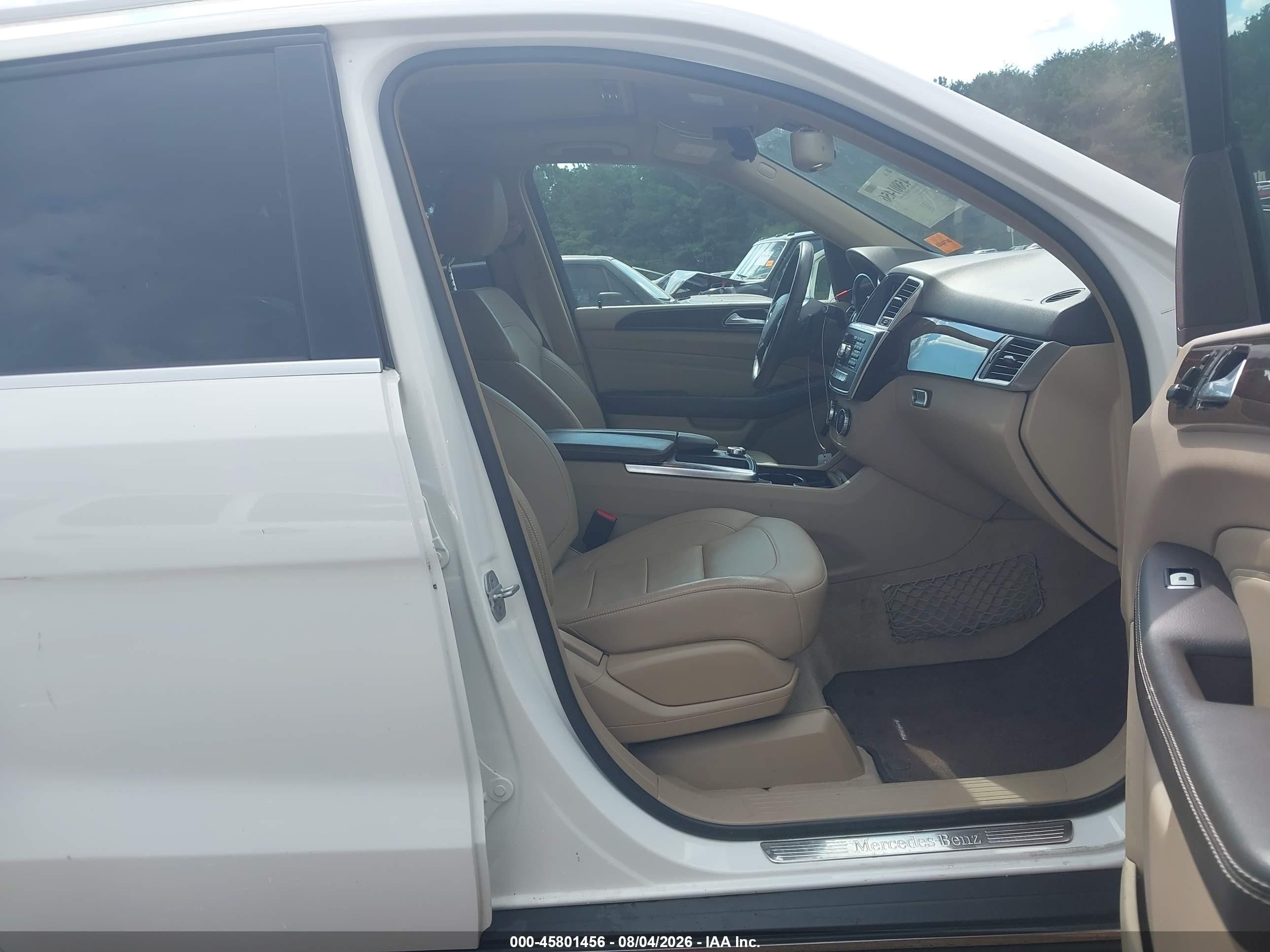 2015 Mercedes-benz Ml 350 4matic White vin: 4JGDA5HB1FA606262