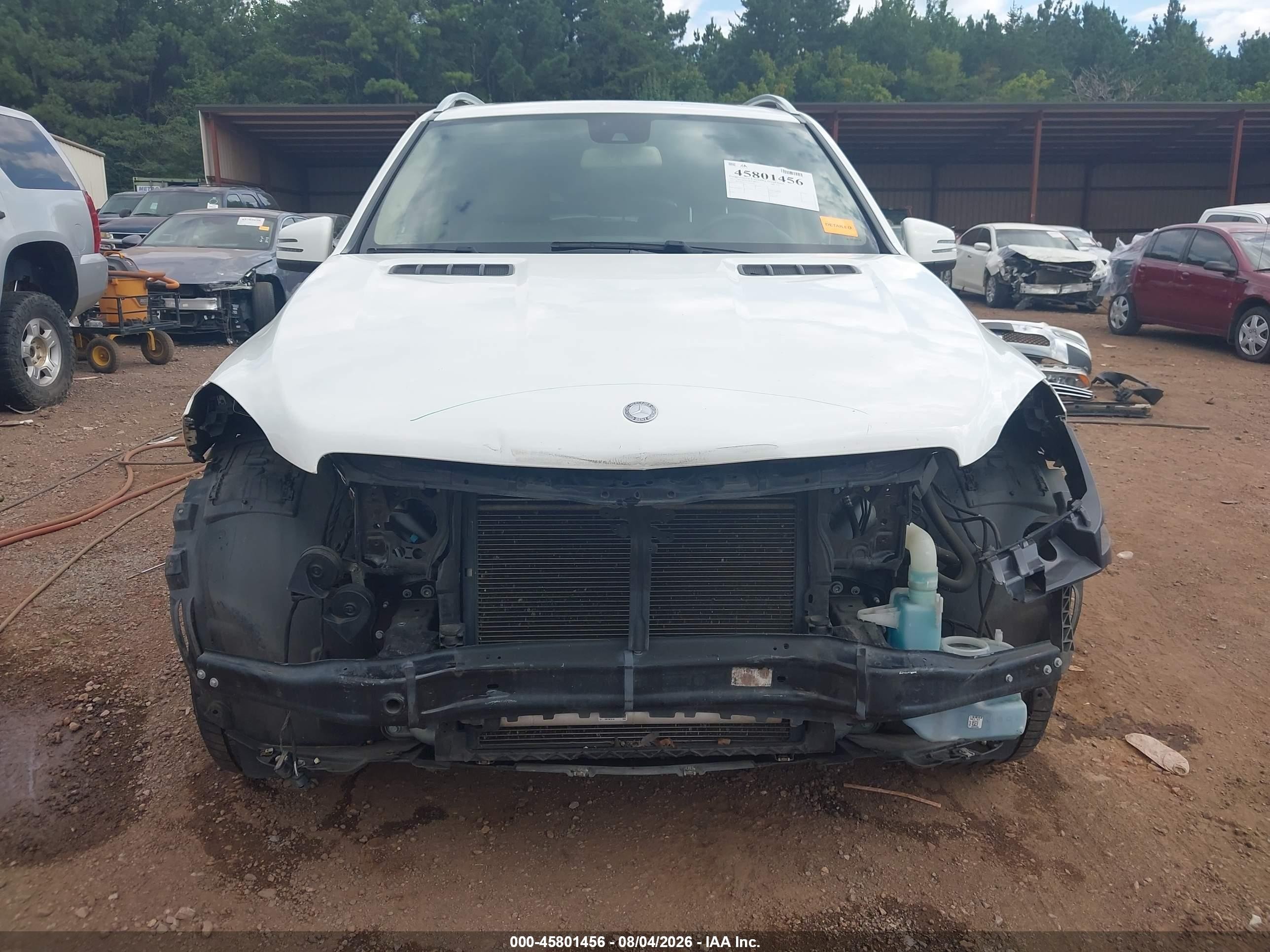 2015 Mercedes-benz Ml 350 4matic White vin: 4JGDA5HB1FA606262