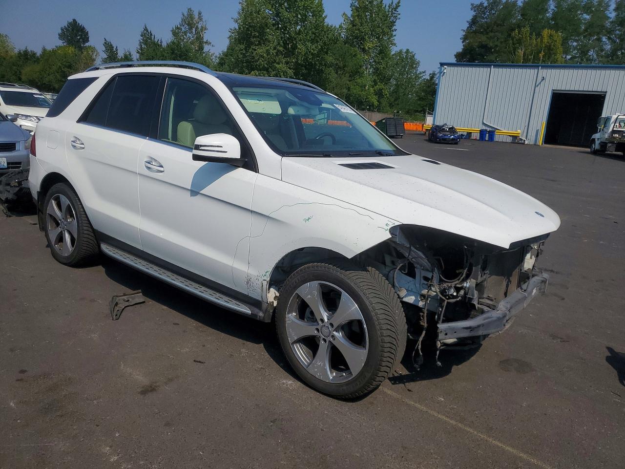 2016 Mercedes-benz Gle 350 4matic White vin: 4JGDA5HB1GA695509