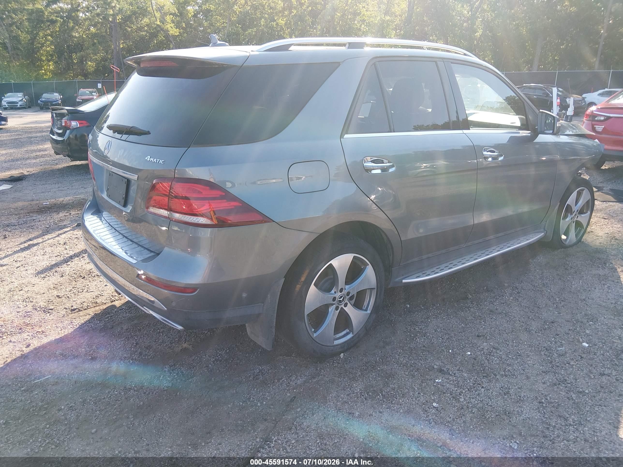2017 Mercedes-benz Gle 350 4matic Silver vin: 4JGDA5HB1HA941248