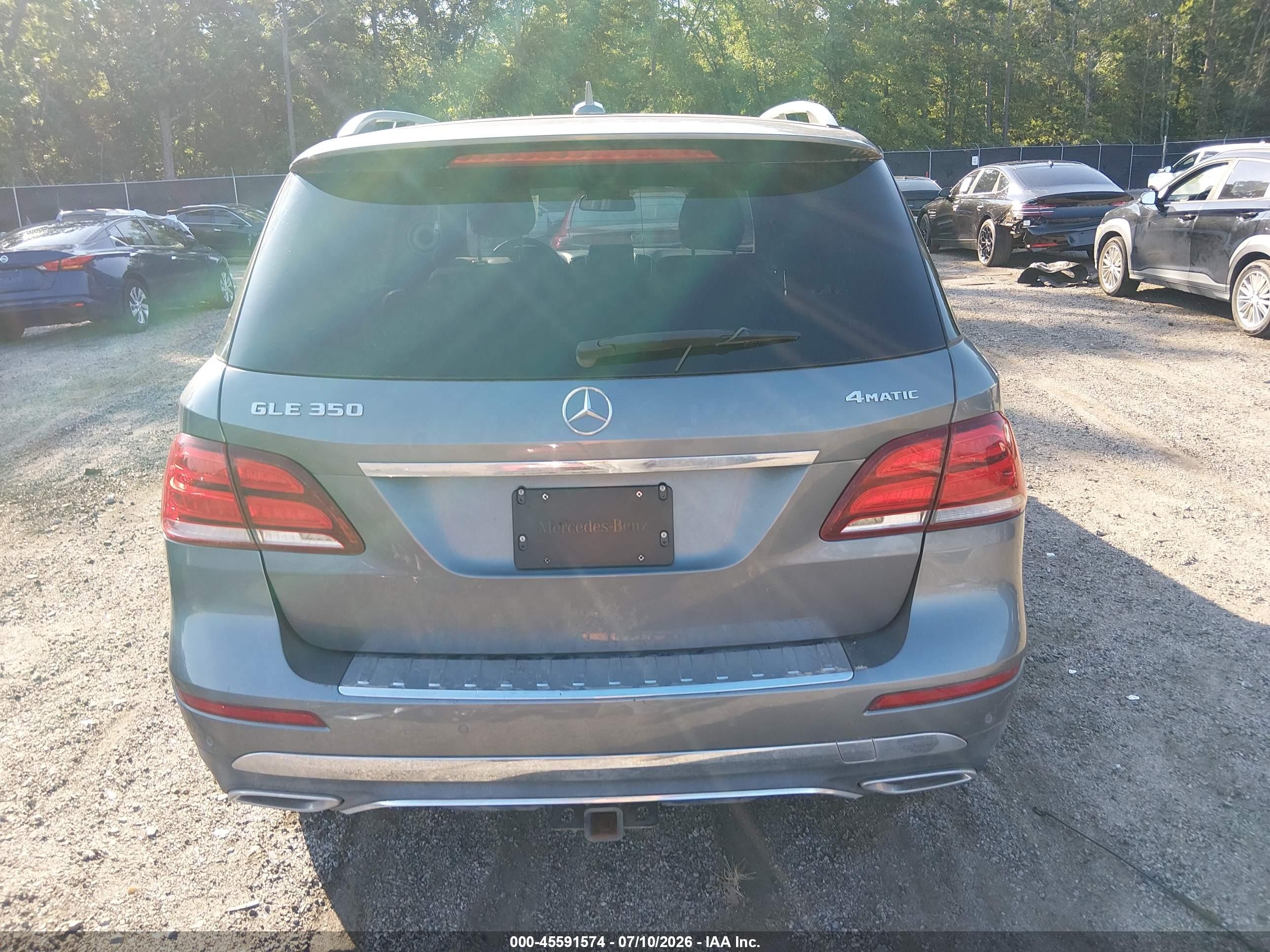 2017 Mercedes-benz Gle 350 4matic Silver vin: 4JGDA5HB1HA941248
