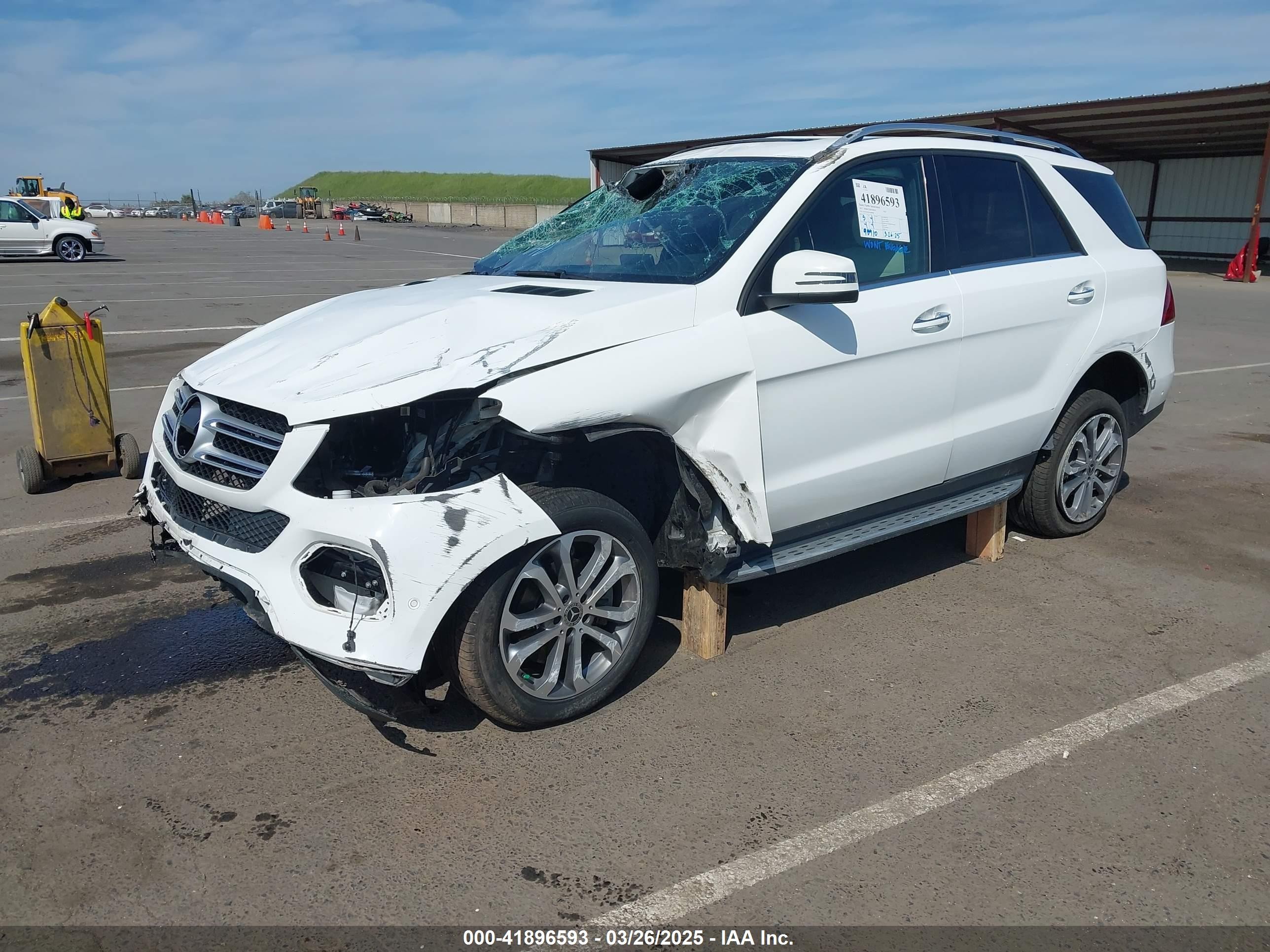 2017 Mercedes-benz Gle 350 4matic White vin: 4JGDA5HB1HA980888