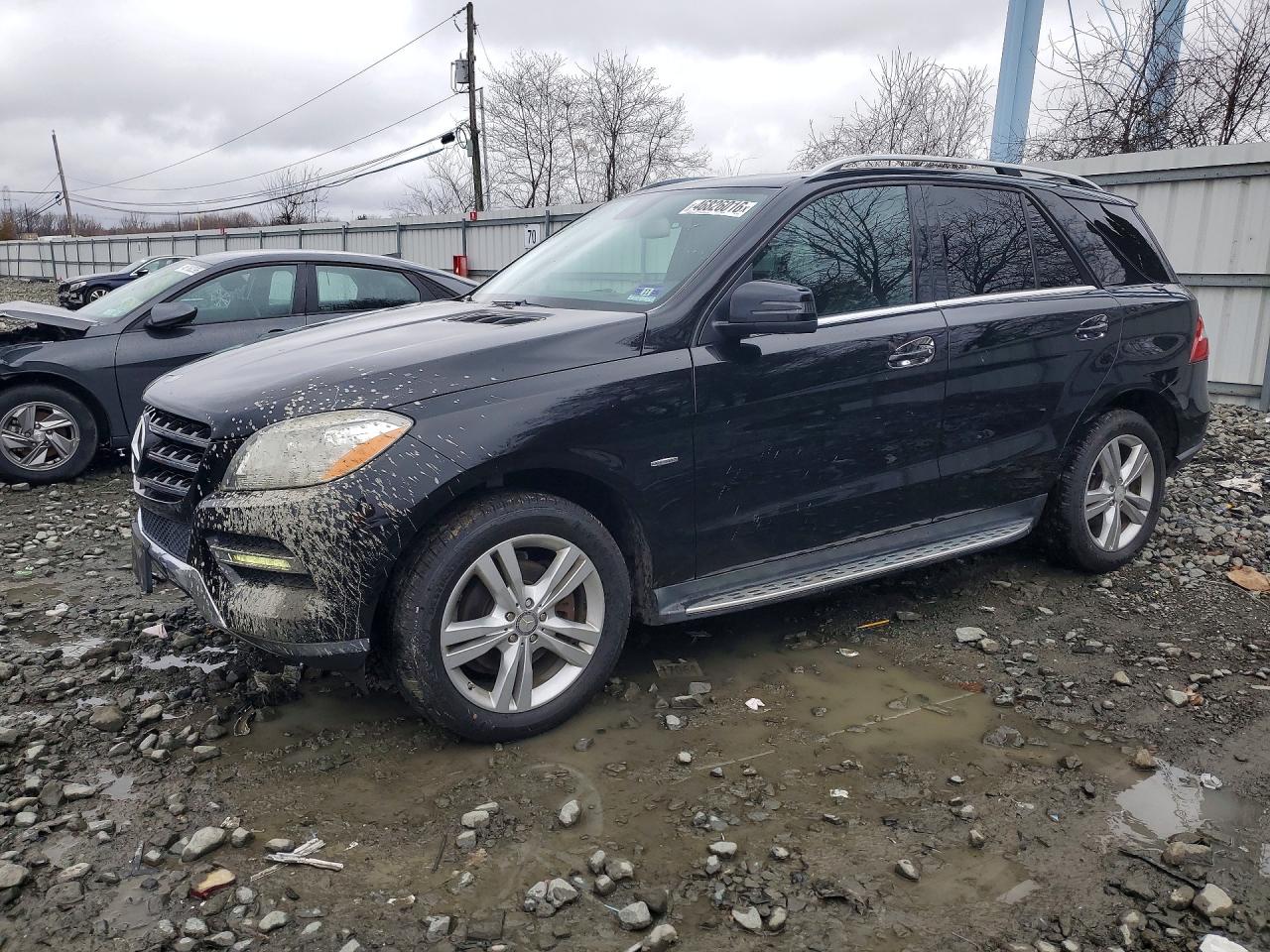 2012 Mercedes-benz Ml 350 4matic Черный vin: 4JGDA5HB2CA010699