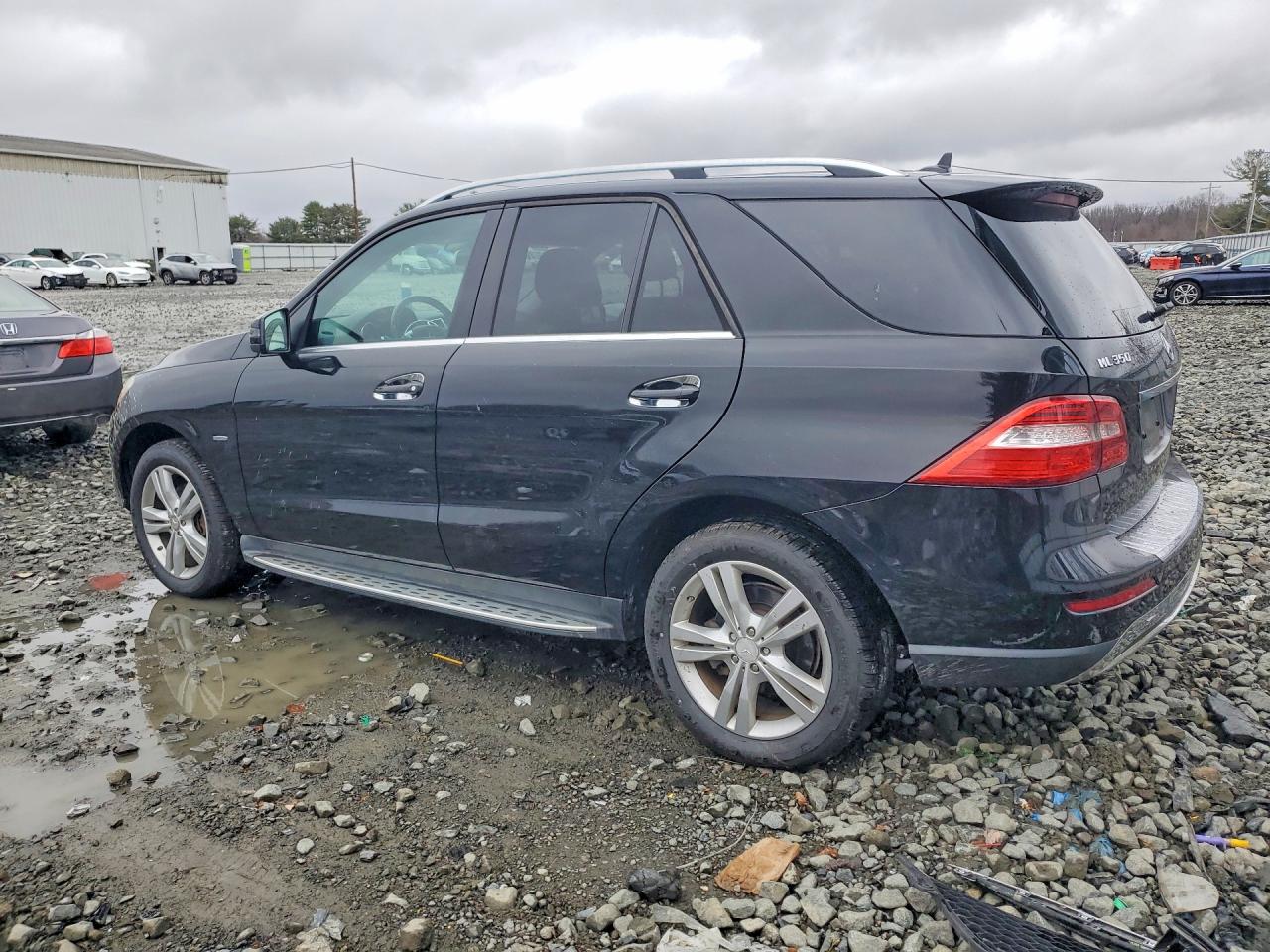 2012 Mercedes-benz Ml 350 4matic Black vin: 4JGDA5HB2CA010699