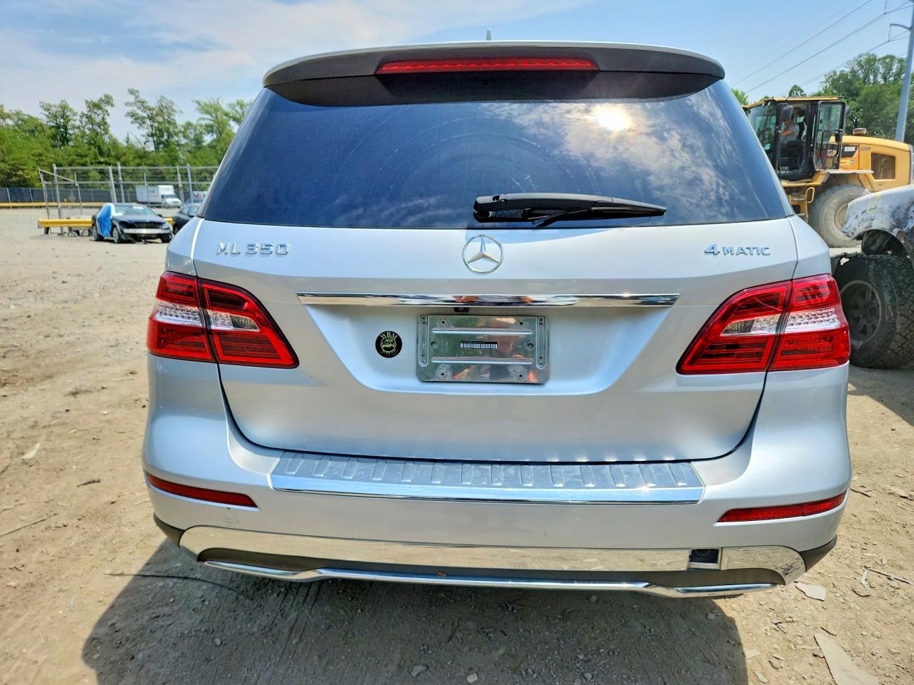 2012 Mercedes-benz Ml 350 4matic Silver vin: 4JGDA5HB2CA014753