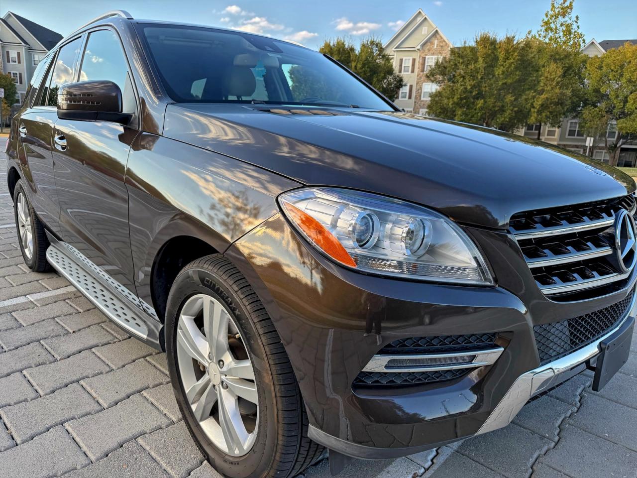 2012 Mercedes-benz Ml 350 4matic Brown vin: 4JGDA5HB2CA026708
