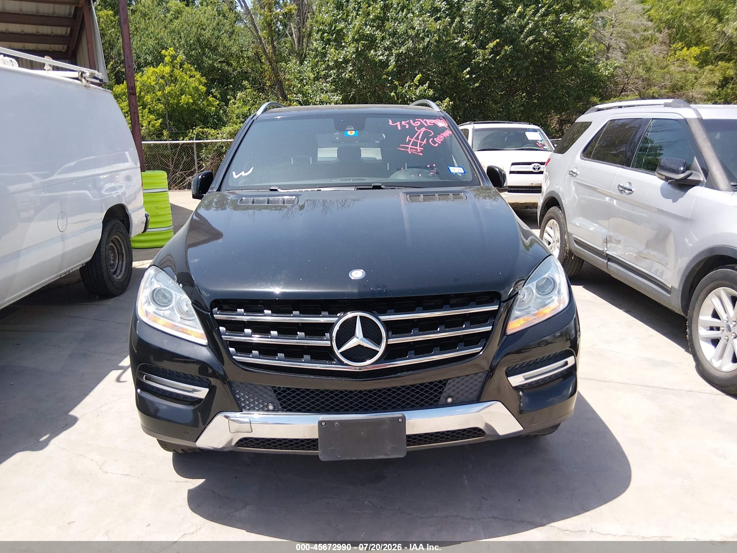 2012 Mercedes-benz Ml 350 4matic Черный vin: 4JGDA5HB2CA030869