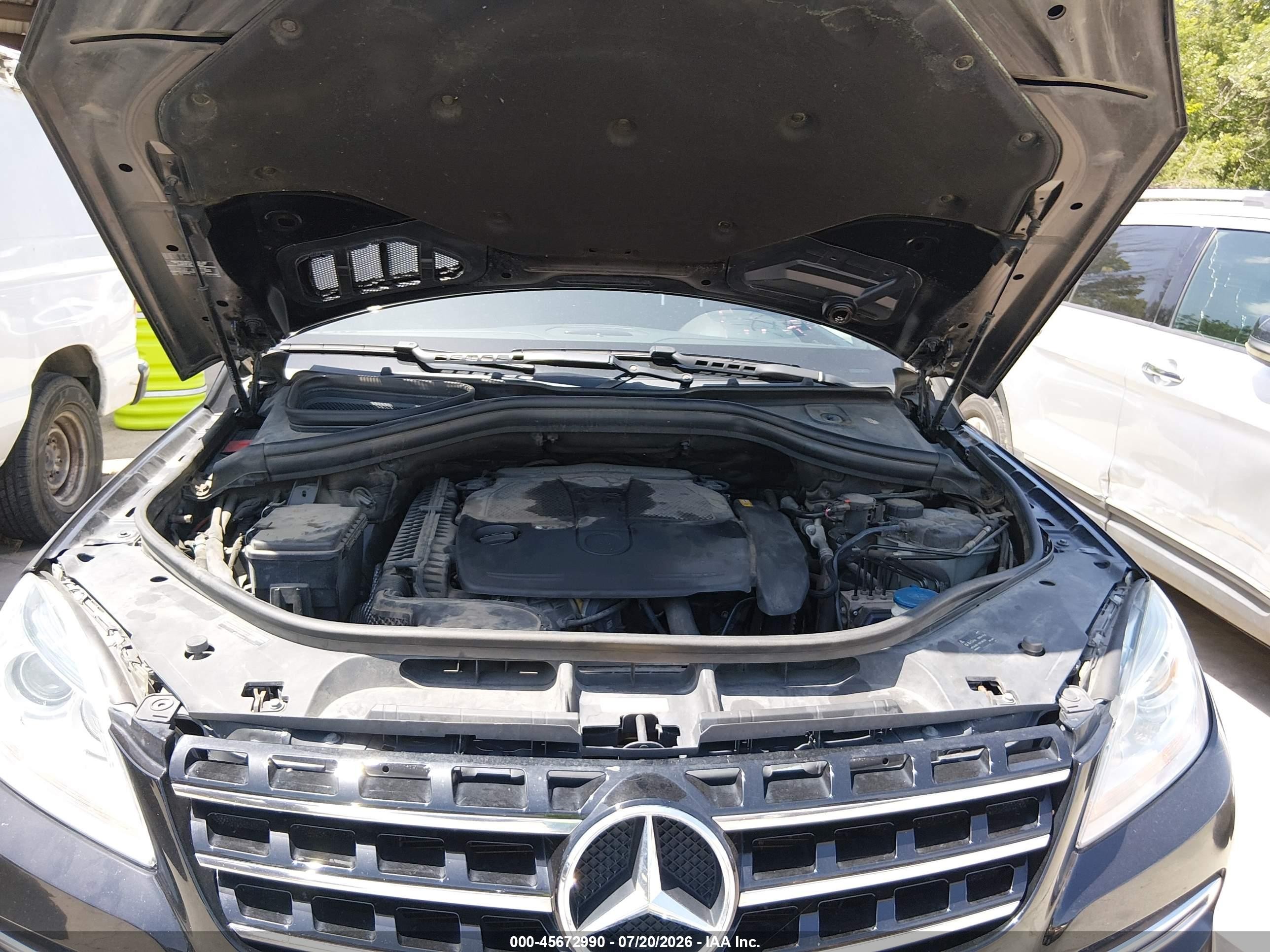 2012 Mercedes-benz Ml 350 4matic Черный vin: 4JGDA5HB2CA030869