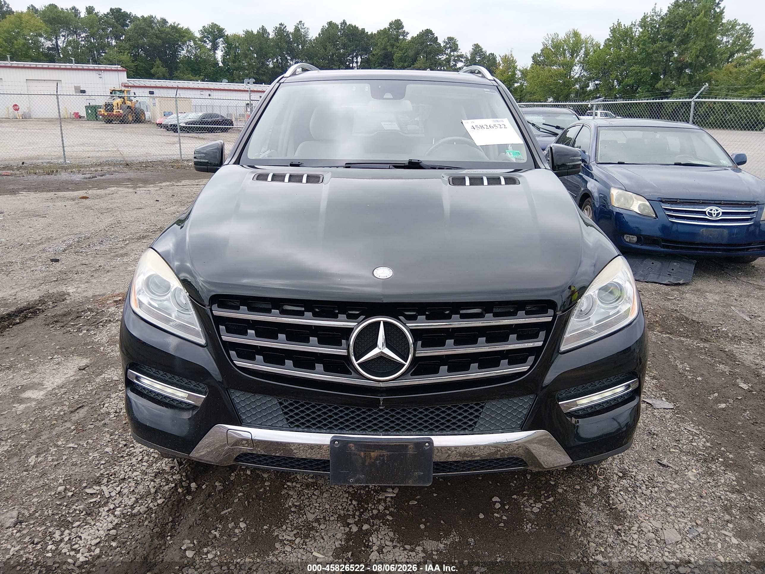 2013 Mercedes-benz Ml 350 4matic Черный vin: 4JGDA5HB2DA108696
