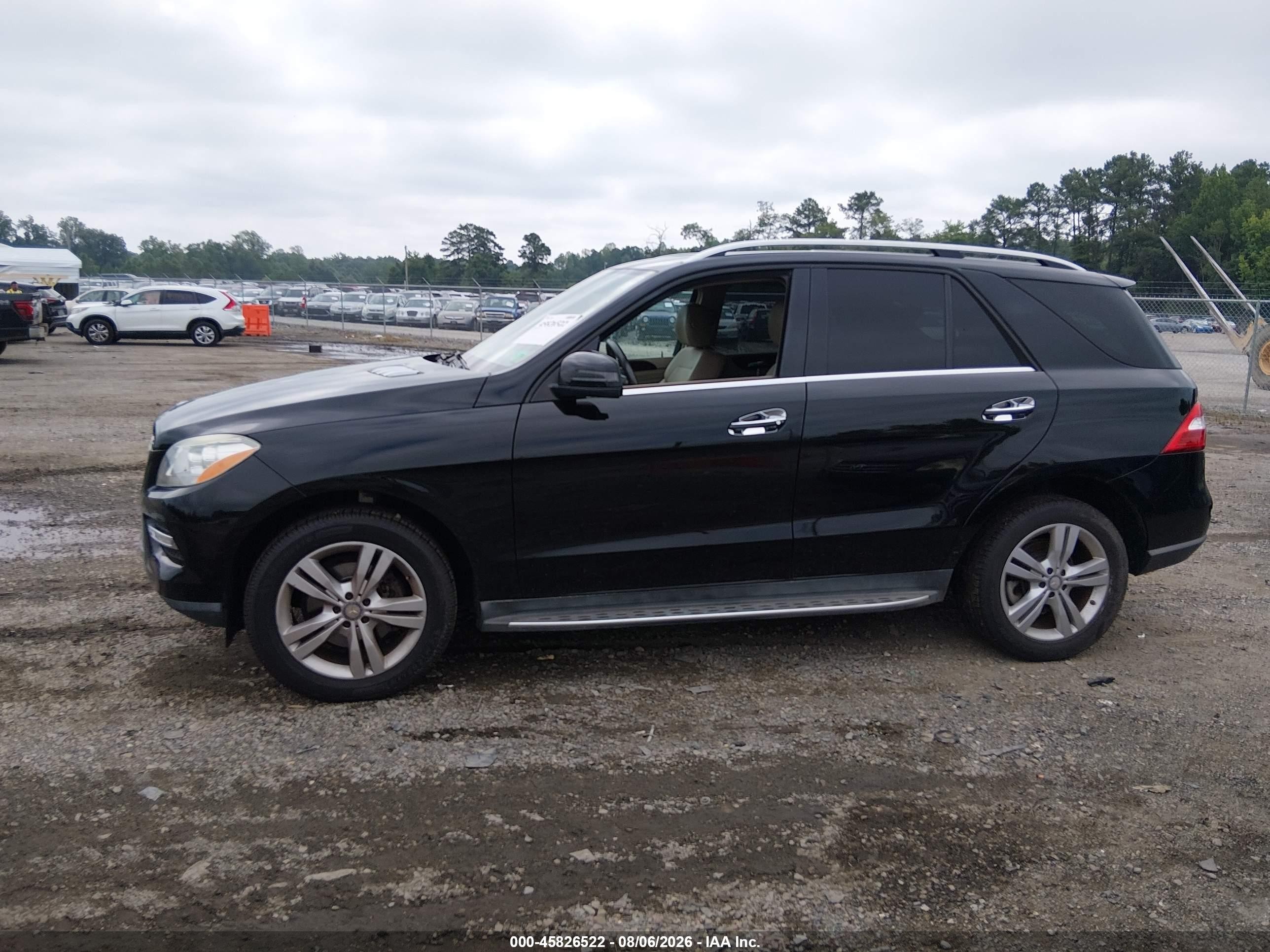 2013 Mercedes-benz Ml 350 4matic Черный vin: 4JGDA5HB2DA108696