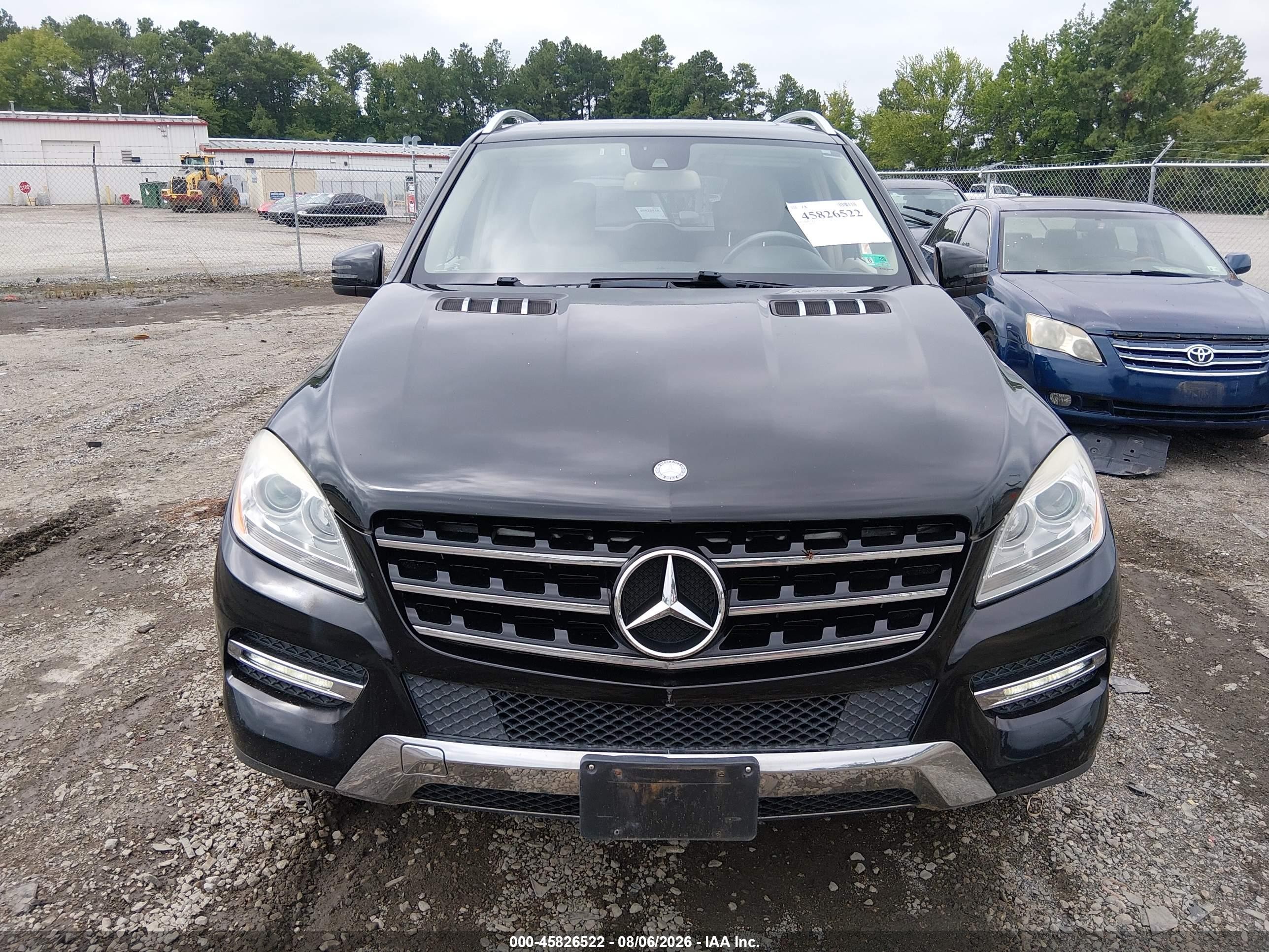 2013 Mercedes-benz Ml 350 4matic Черный vin: 4JGDA5HB2DA108696