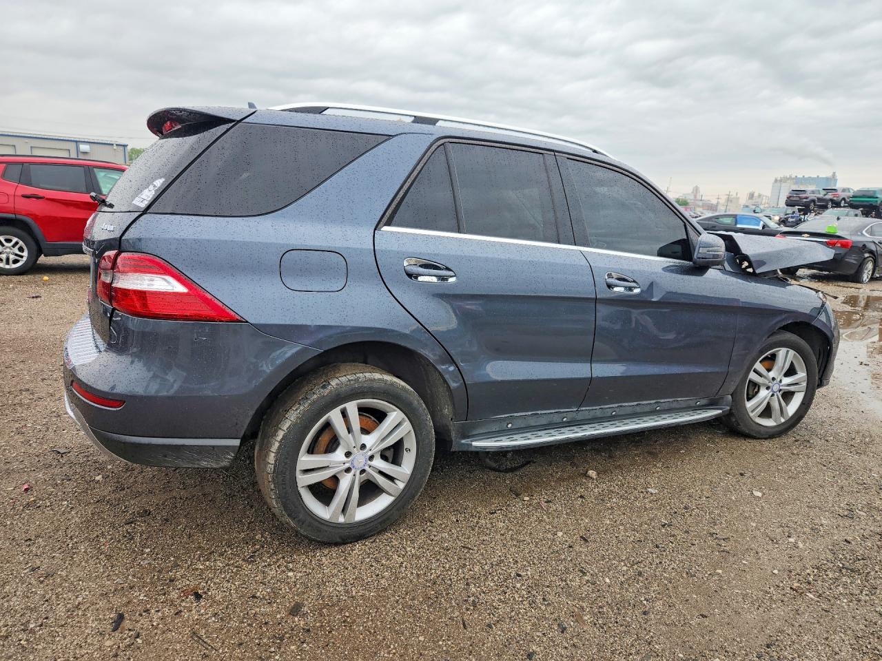 2013 Mercedes-benz Ml 350 4matic Gray vin: 4JGDA5HB2DA141794