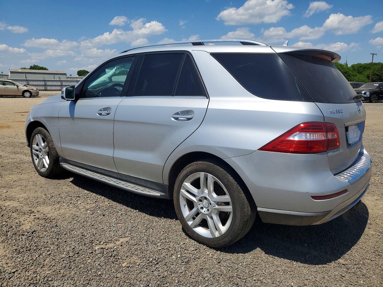 2013 Mercedes-benz Ml 350 4matic Silver vin: 4JGDA5HB2DA198643
