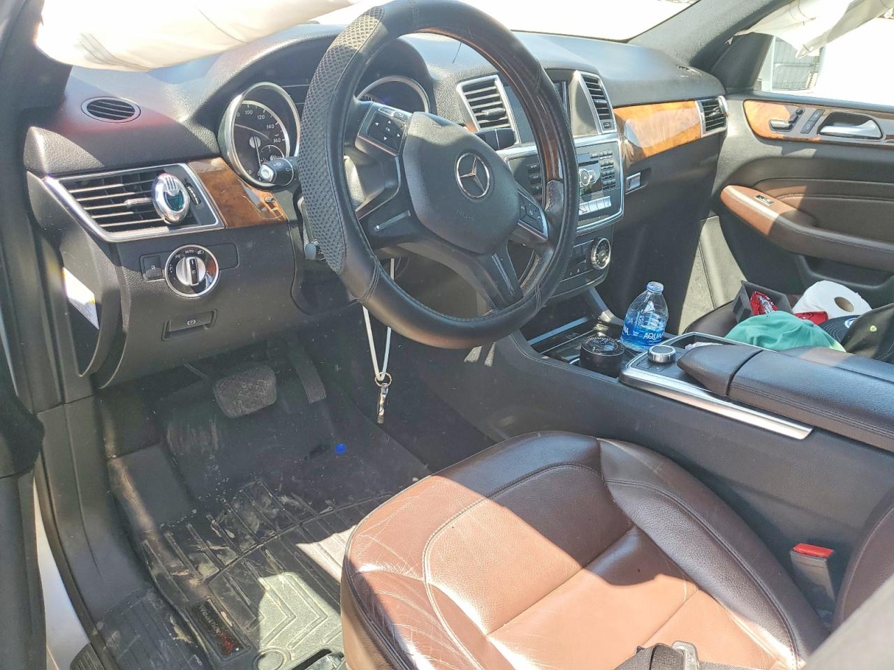 2013 Mercedes-benz Ml 350 4matic Silver vin: 4JGDA5HB2DA198643