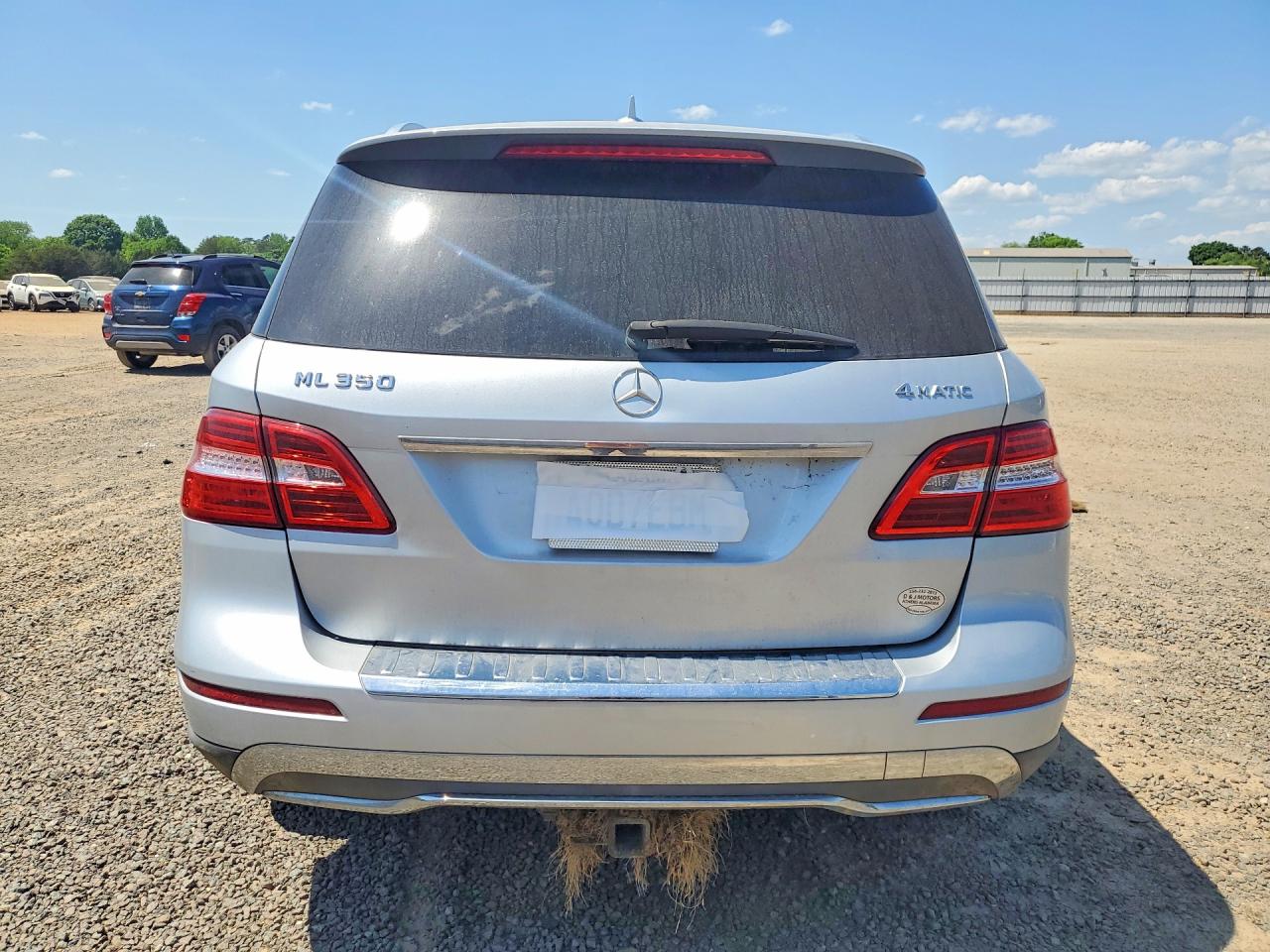 2013 Mercedes-benz Ml 350 4matic Silver vin: 4JGDA5HB2DA198643