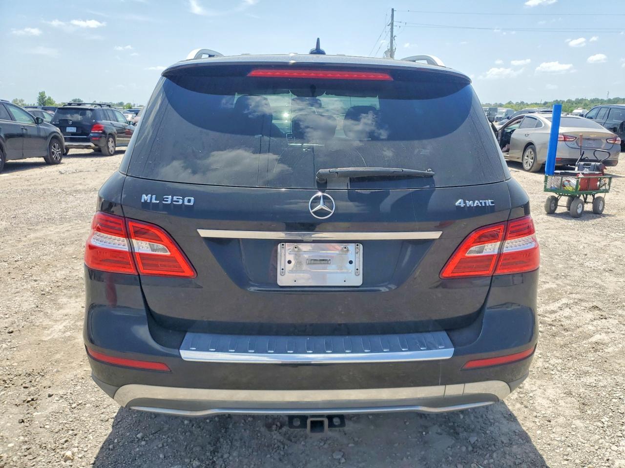 2013 Mercedes-benz Ml 350 4matic Black vin: 4JGDA5HB2DA204473