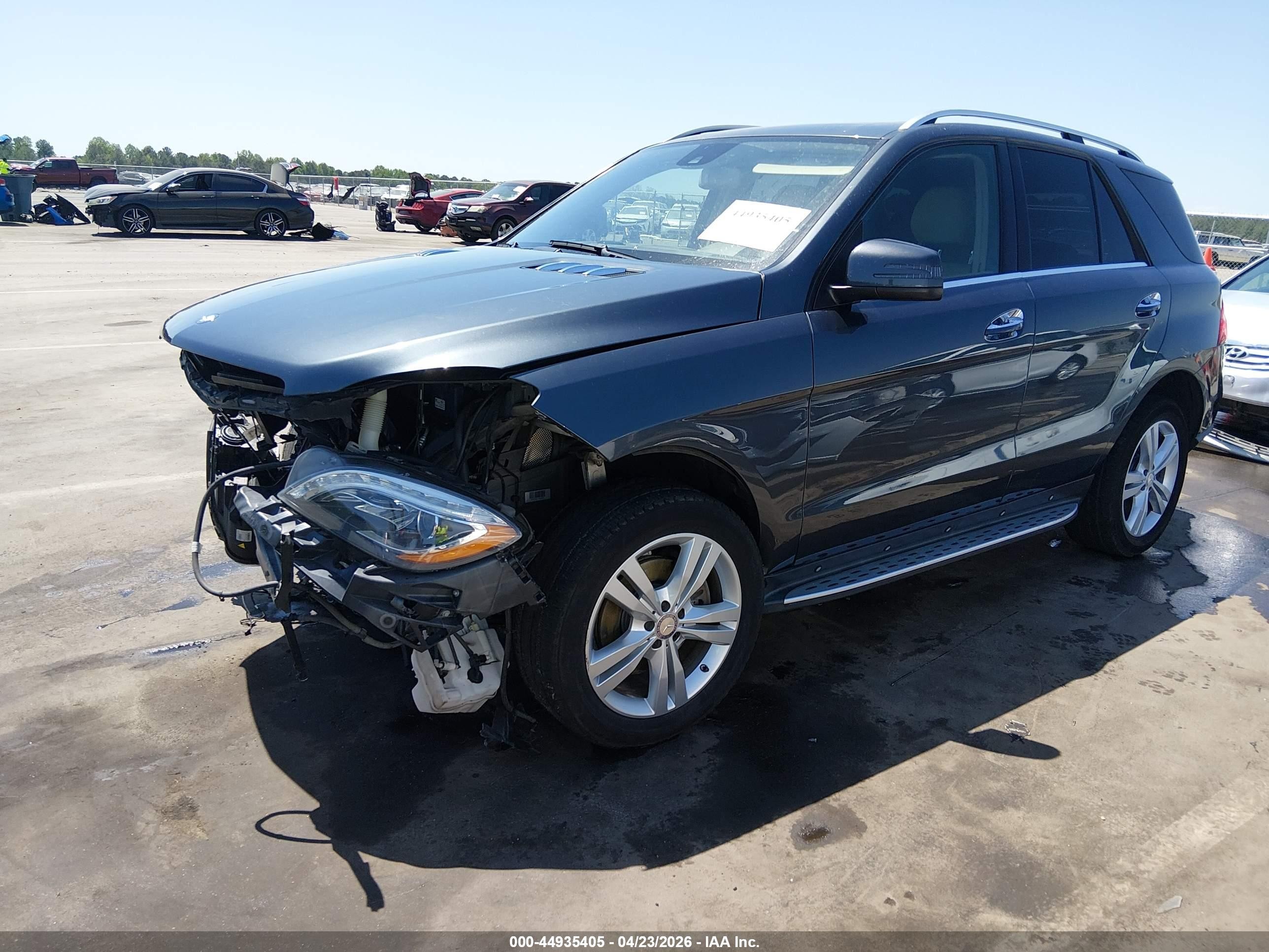 2013 Mercedes-benz Ml 350 4matic Серый vin: 4JGDA5HB2DA213433