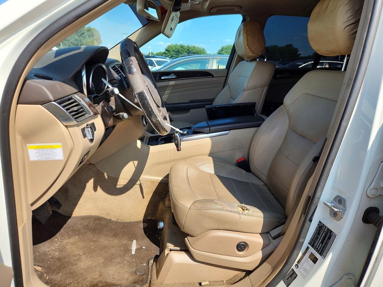 2013 Mercedes-benz Ml 350 4matic White vin: 4JGDA5HB2DA213643