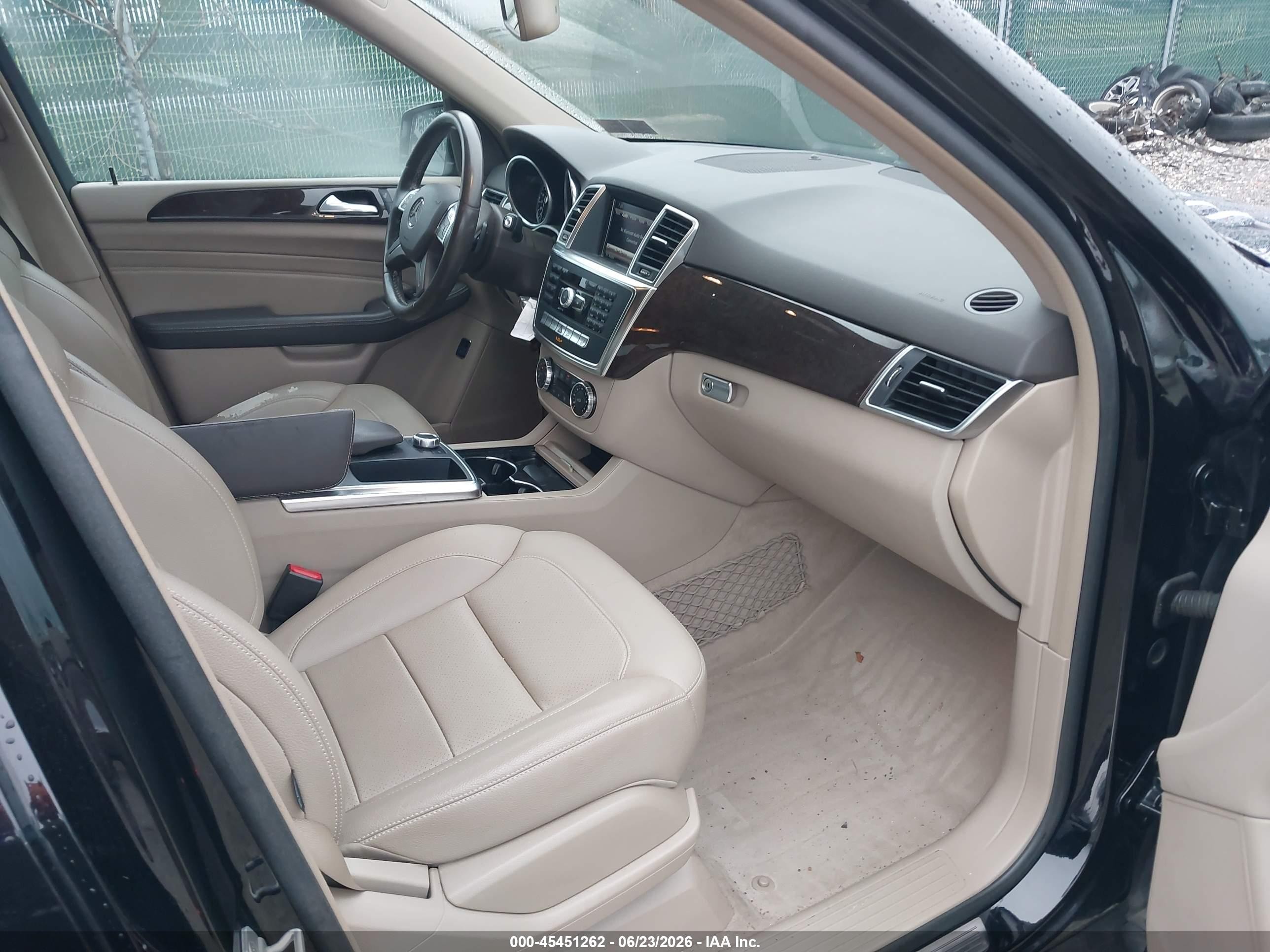 2013 Mercedes-benz Ml 350 4matic Black vin: 4JGDA5HB2DA218714