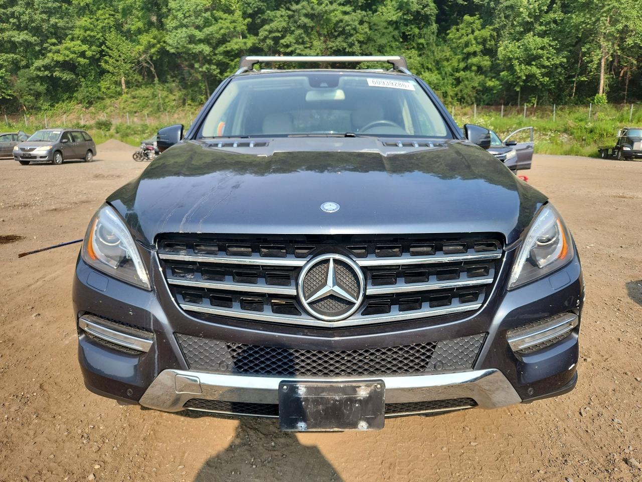 2013 Mercedes-benz M-class Gray vin: 4JGDA5HB2DA230569