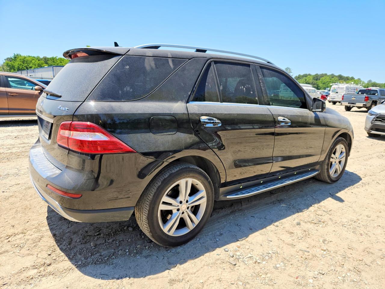 2014 Mercedes-benz Ml 350 4matic Black vin: 4JGDA5HB2EA270801