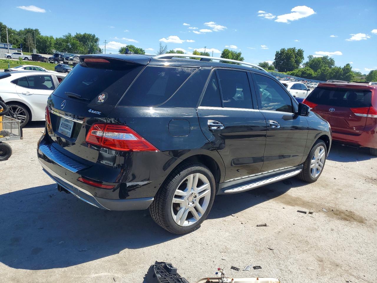 2014 Mercedes-benz Ml 350 4matic Black vin: 4JGDA5HB2EA277506