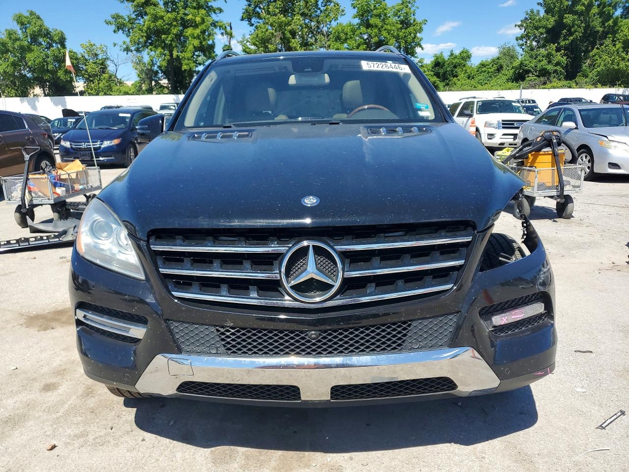 2014 Mercedes-benz Ml 350 4matic Black vin: 4JGDA5HB2EA277506