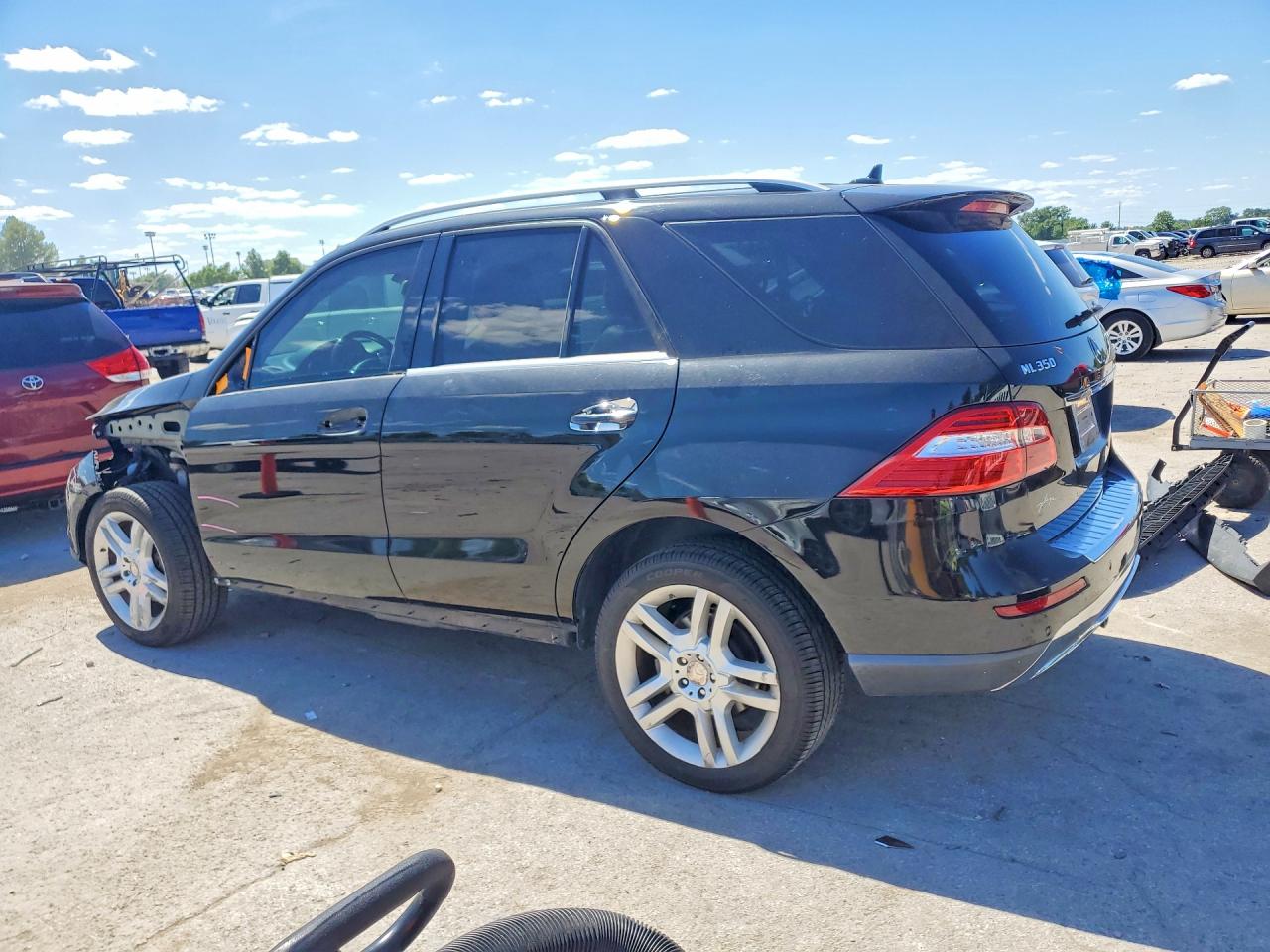 2014 Mercedes-benz Ml 350 4matic Black vin: 4JGDA5HB2EA277506