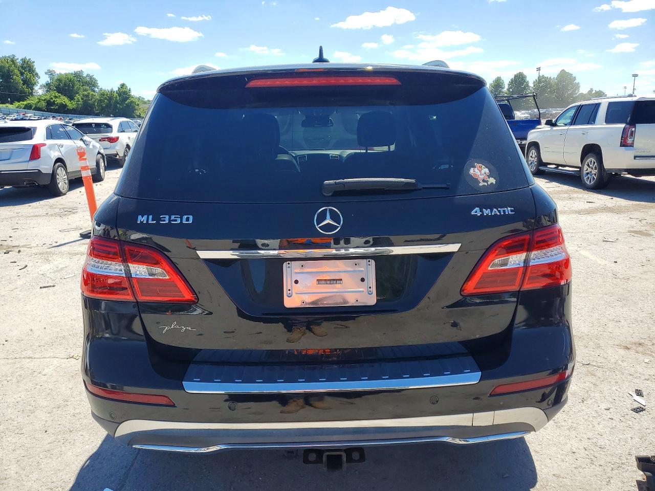 2014 Mercedes-benz Ml 350 4matic Black vin: 4JGDA5HB2EA277506