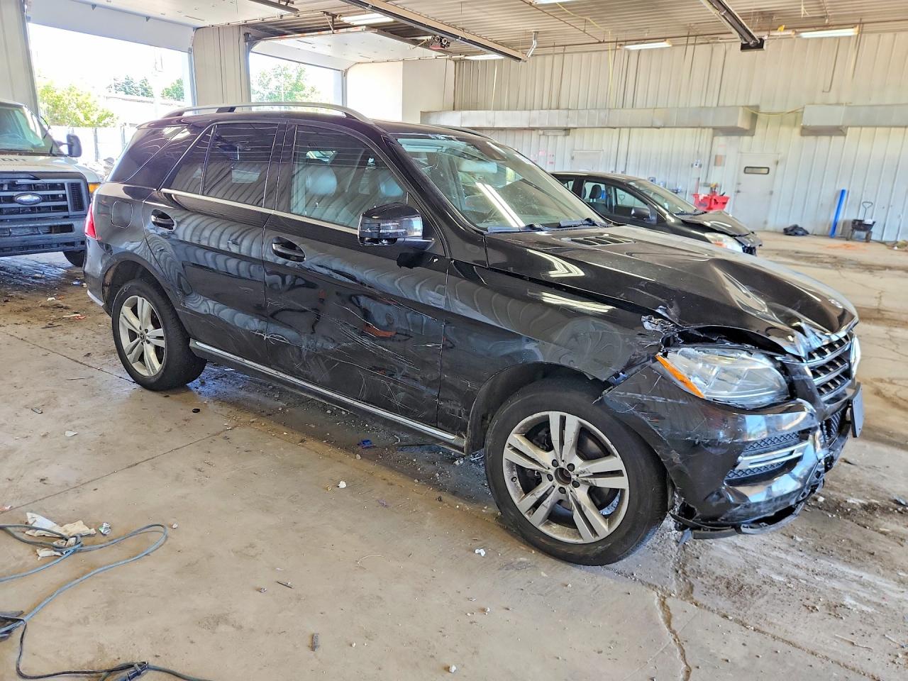 2014 Mercedes-benz Ml 350 4matic Black vin: 4JGDA5HB2EA310116