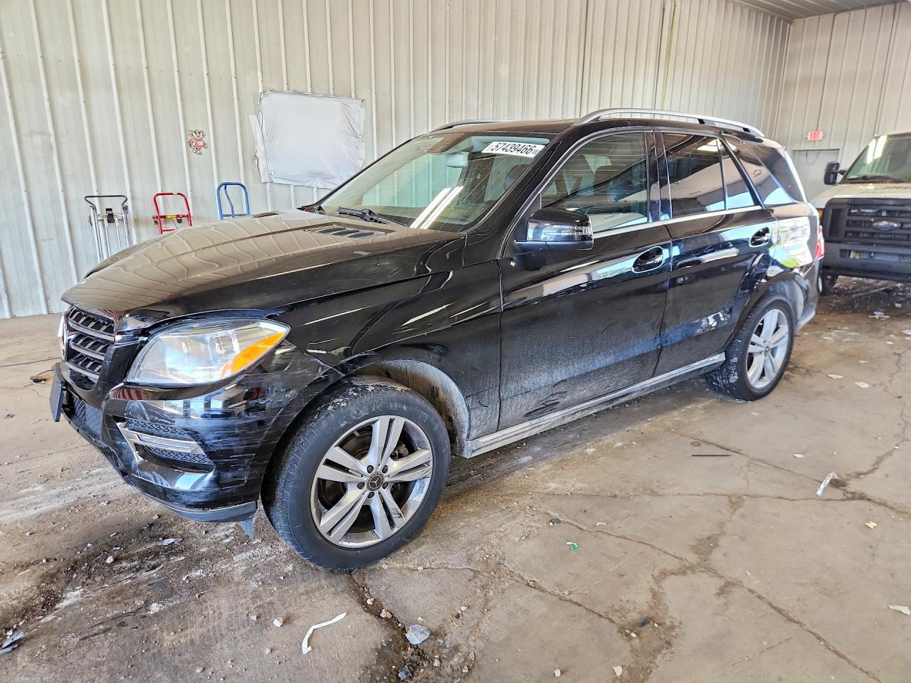 2014 Mercedes-benz Ml 350 4matic Black vin: 4JGDA5HB2EA310116