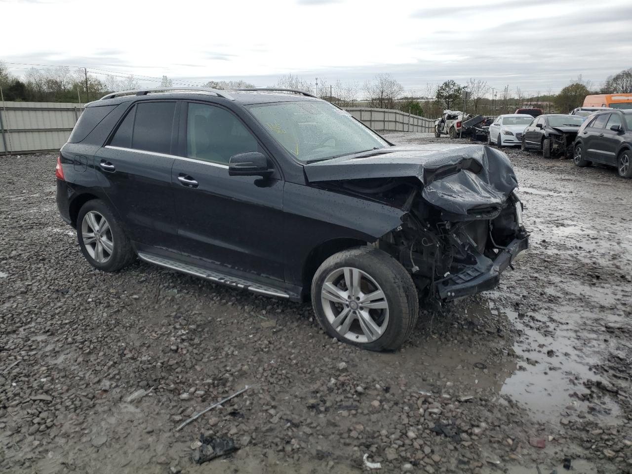 2014 Mercedes-benz Ml 350 4matic Black vin: 4JGDA5HB2EA360580