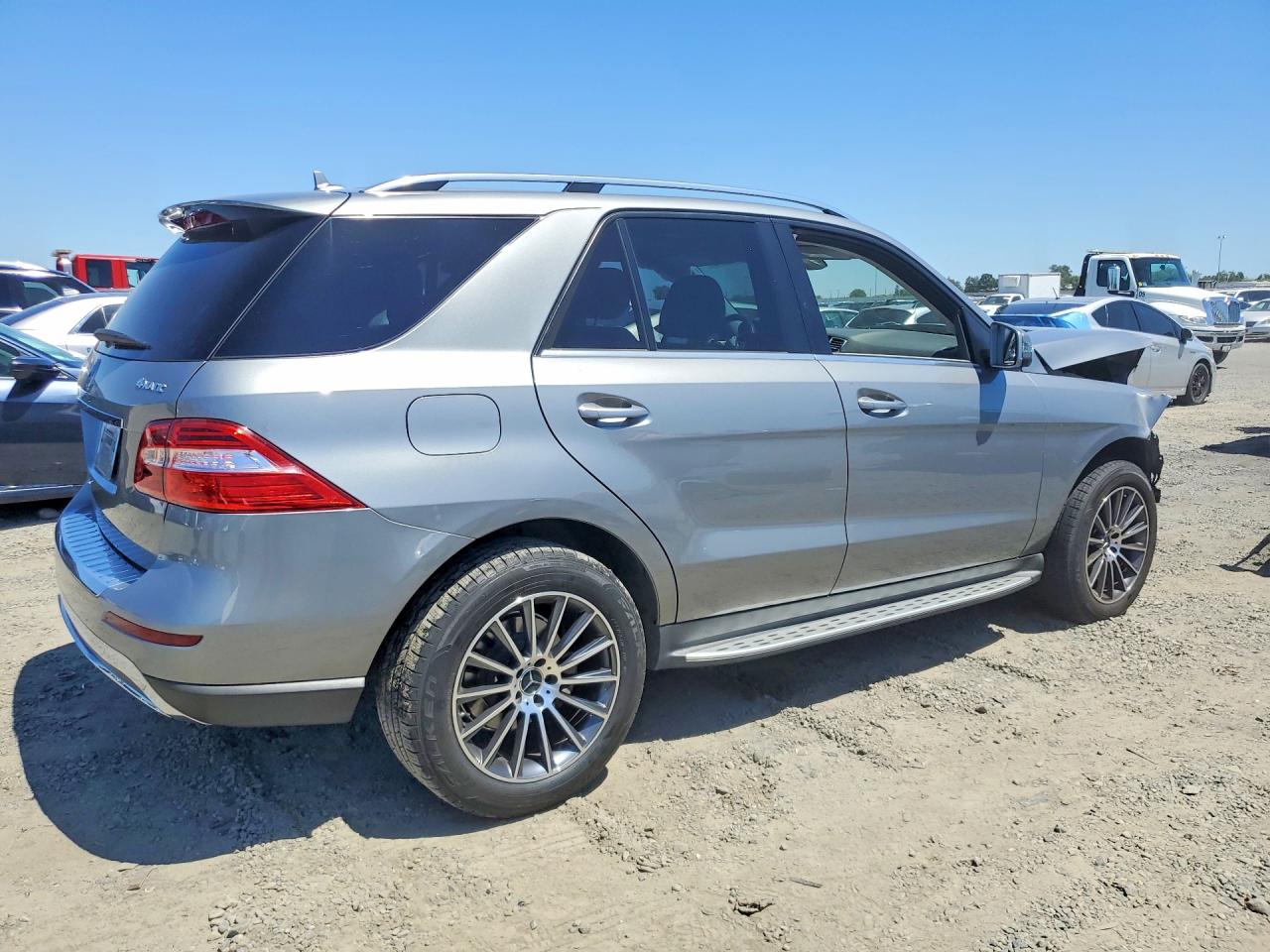 2014 Mercedes-benz Ml 350 4matic Silver vin: 4JGDA5HB2EA363799