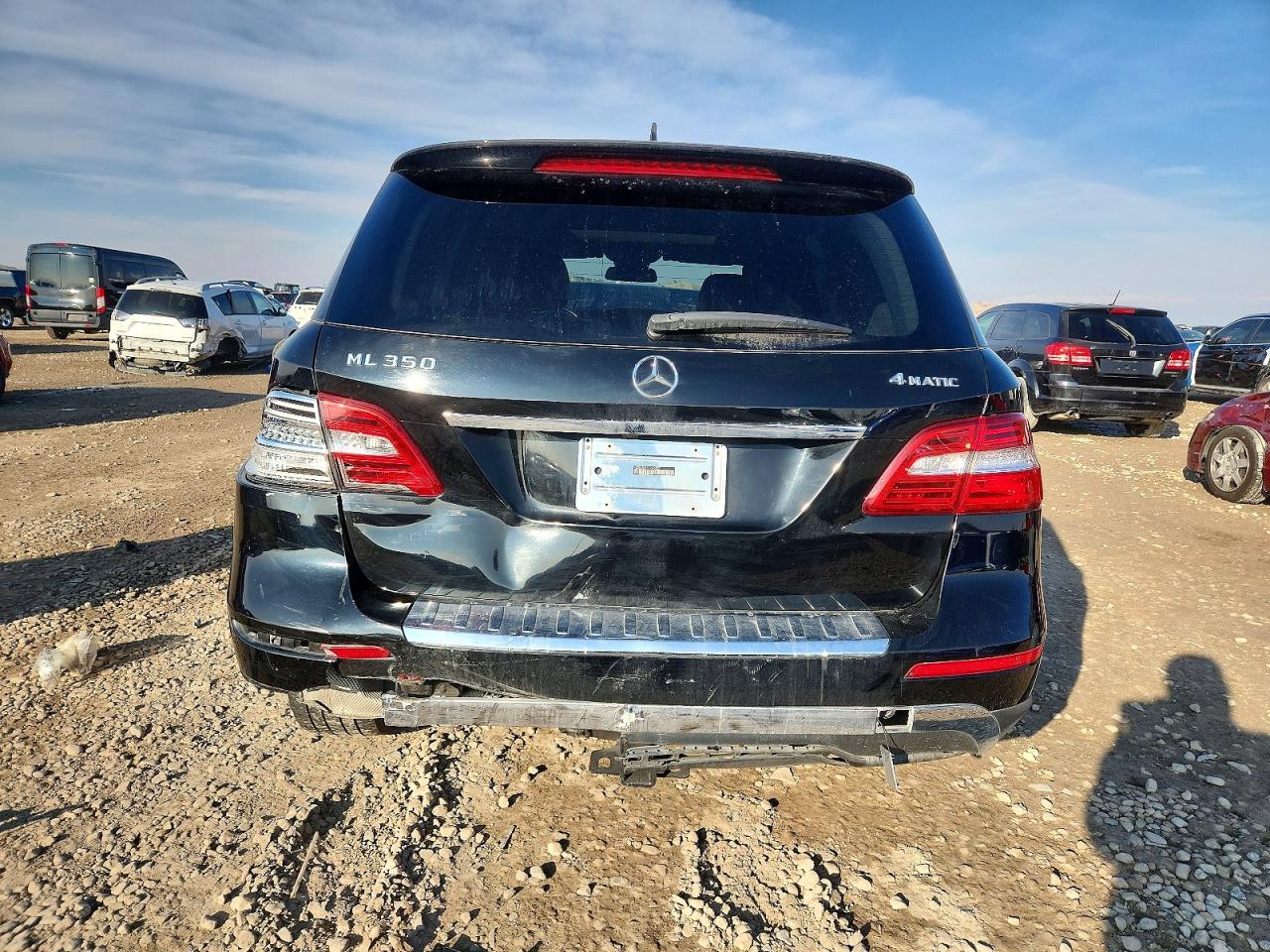 2014 Mercedes-benz Ml 350 4matic Black vin: 4JGDA5HB2EA365827
