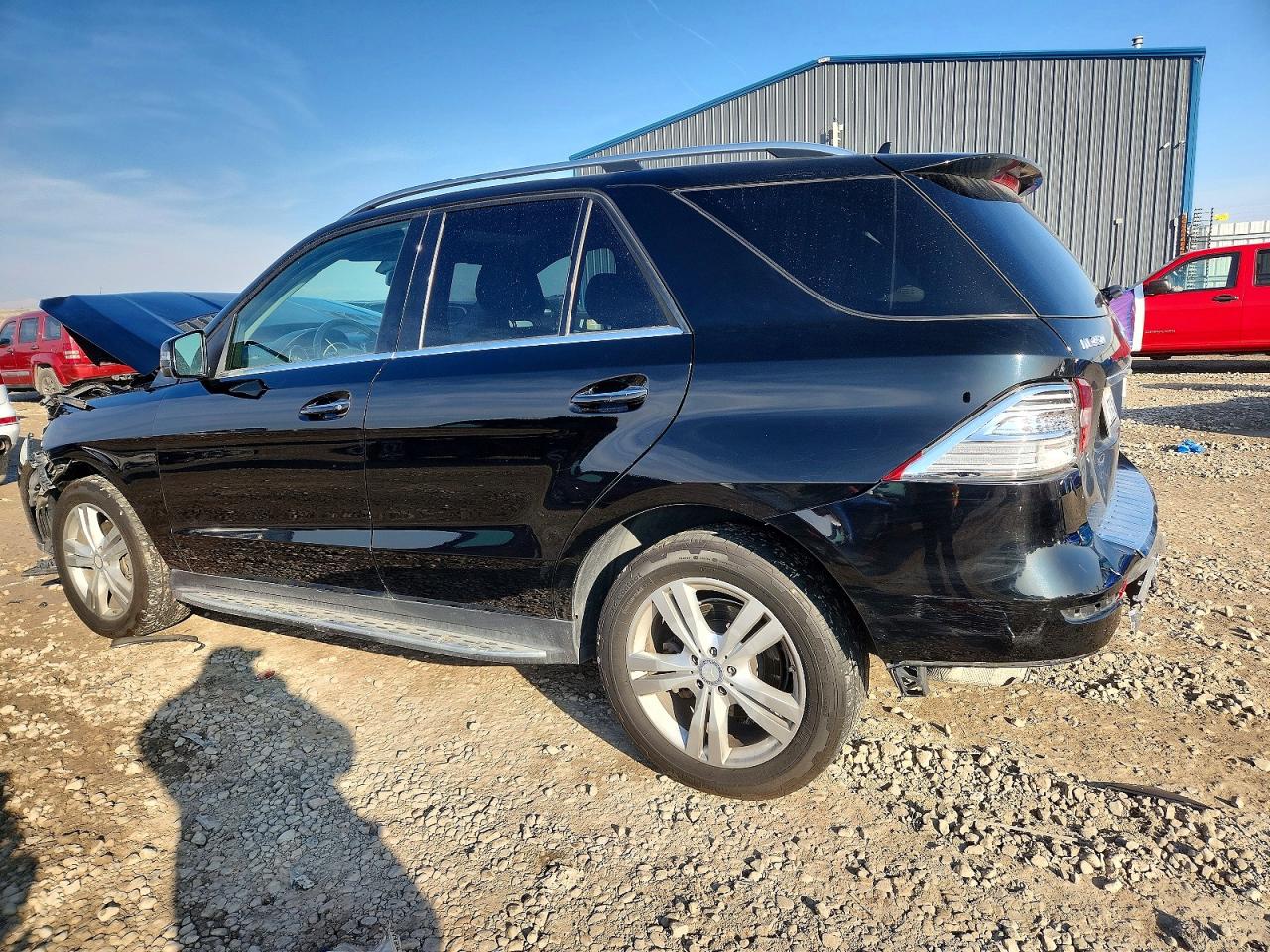 2014 Mercedes-benz Ml 350 4matic Black vin: 4JGDA5HB2EA365827