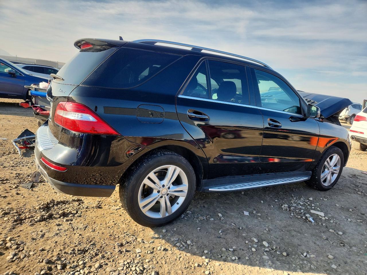 2014 Mercedes-benz Ml 350 4matic Black vin: 4JGDA5HB2EA365827