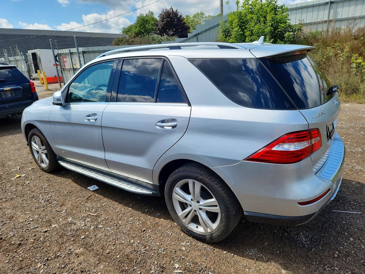 2014 Mercedes-benz Ml 350 4matic Silver vin: 4JGDA5HB2EA369568