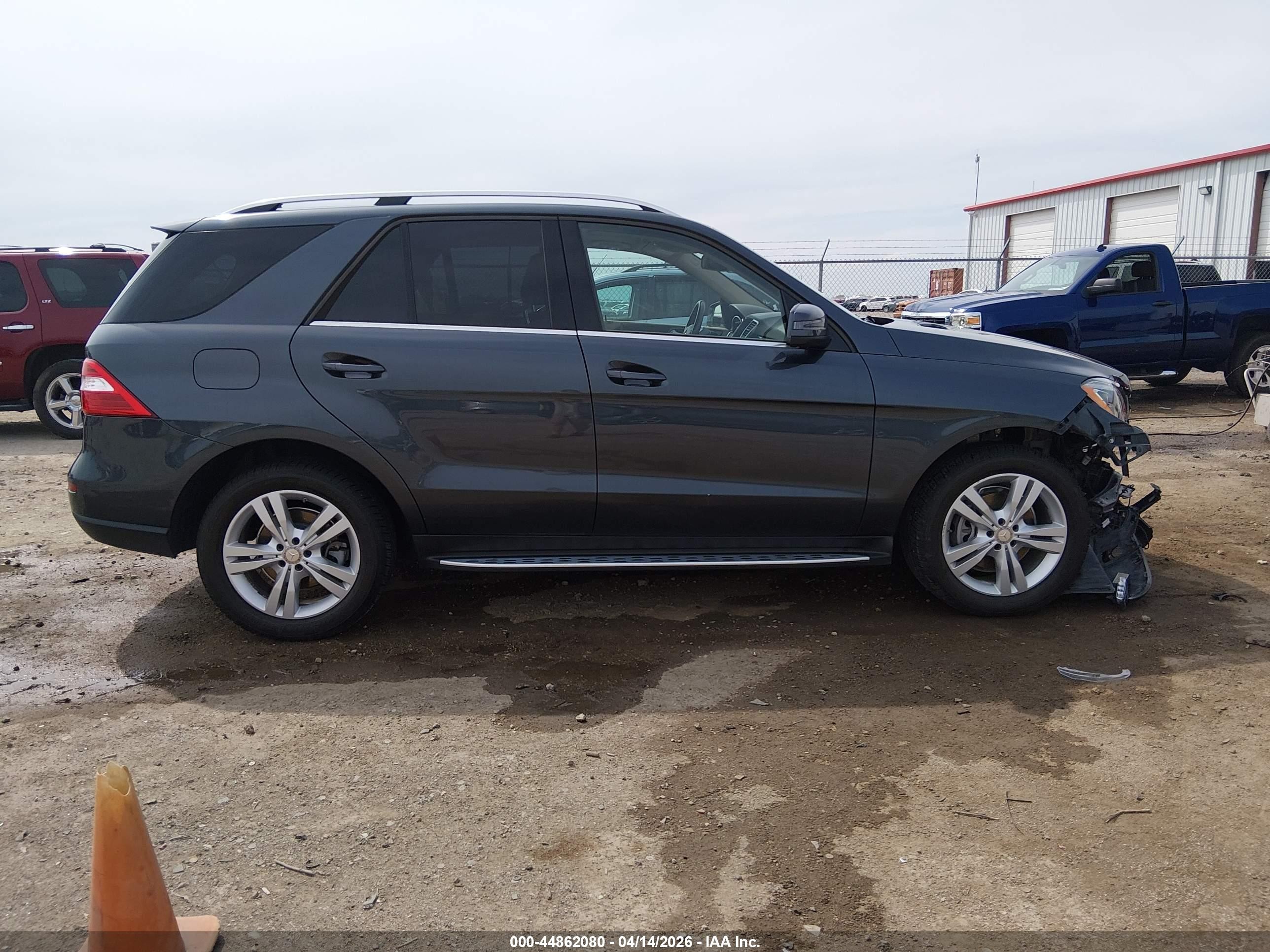 2014 Mercedes-benz Ml 350 4matic Black vin: 4JGDA5HB2EA401516