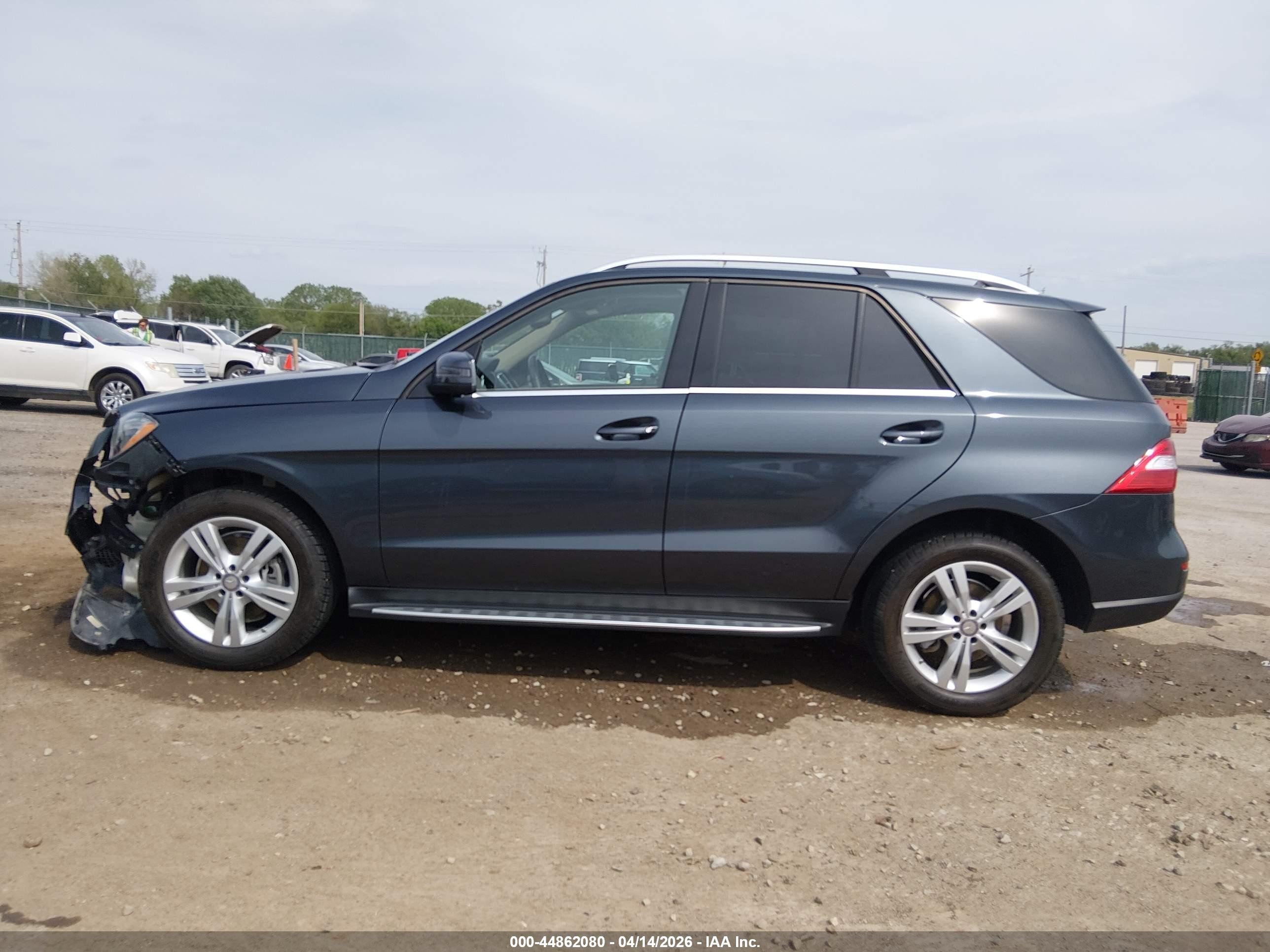 2014 Mercedes-benz Ml 350 4matic Black vin: 4JGDA5HB2EA401516