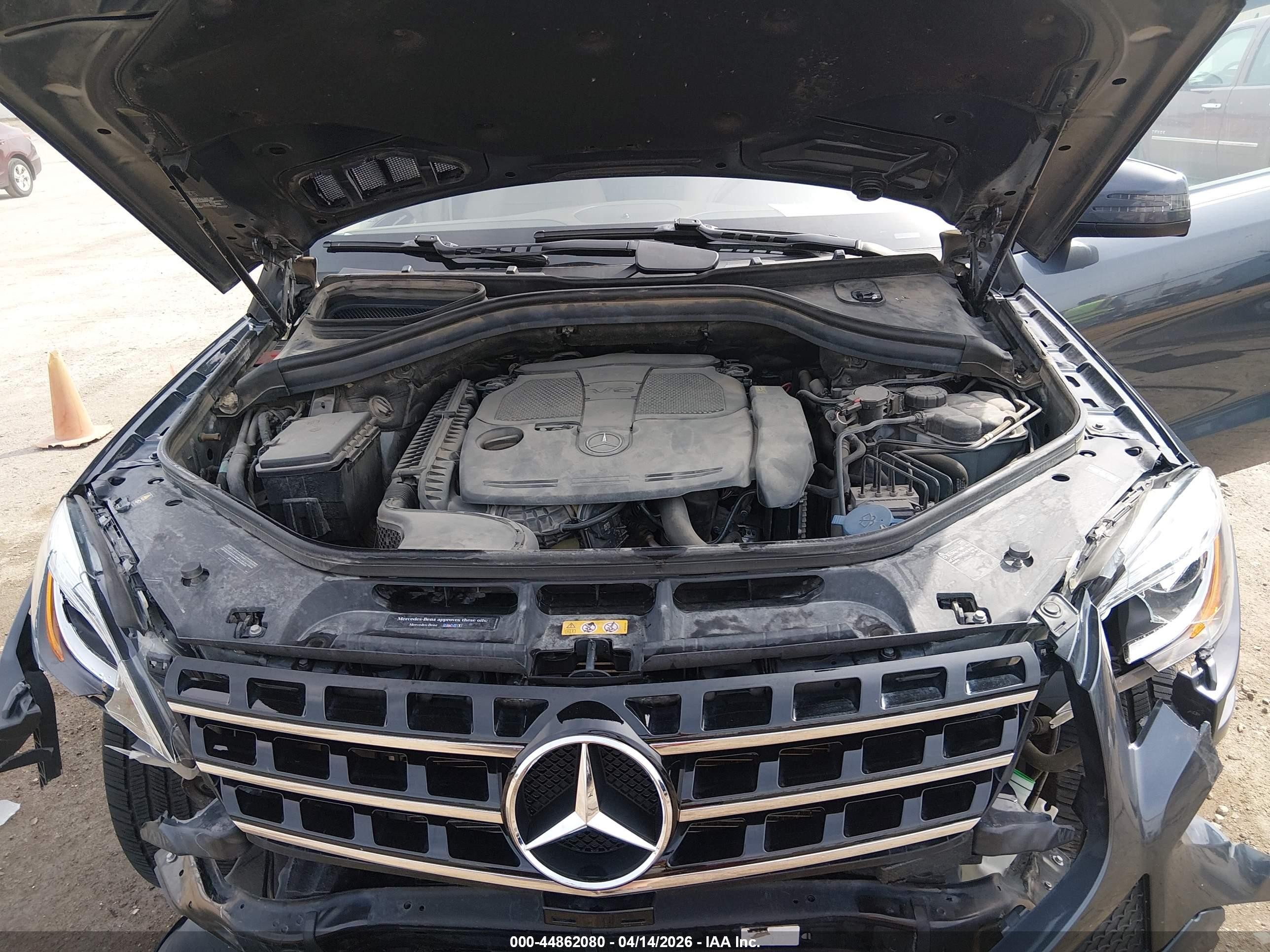 2014 Mercedes-benz Ml 350 4matic Black vin: 4JGDA5HB2EA401516