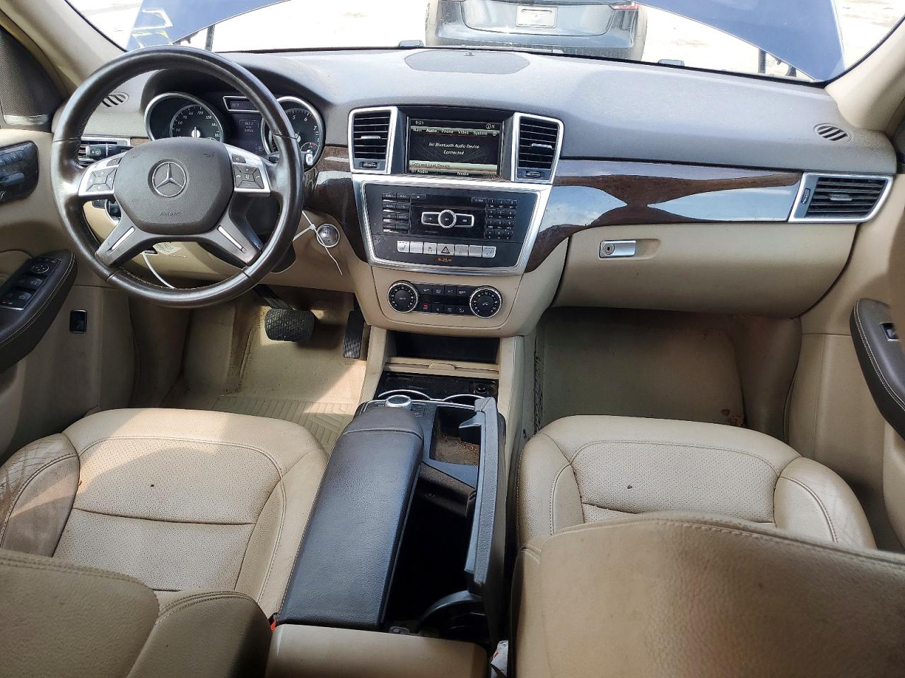2014 Mercedes-benz Ml 350 4matic Blue vin: 4JGDA5HB2EA409213