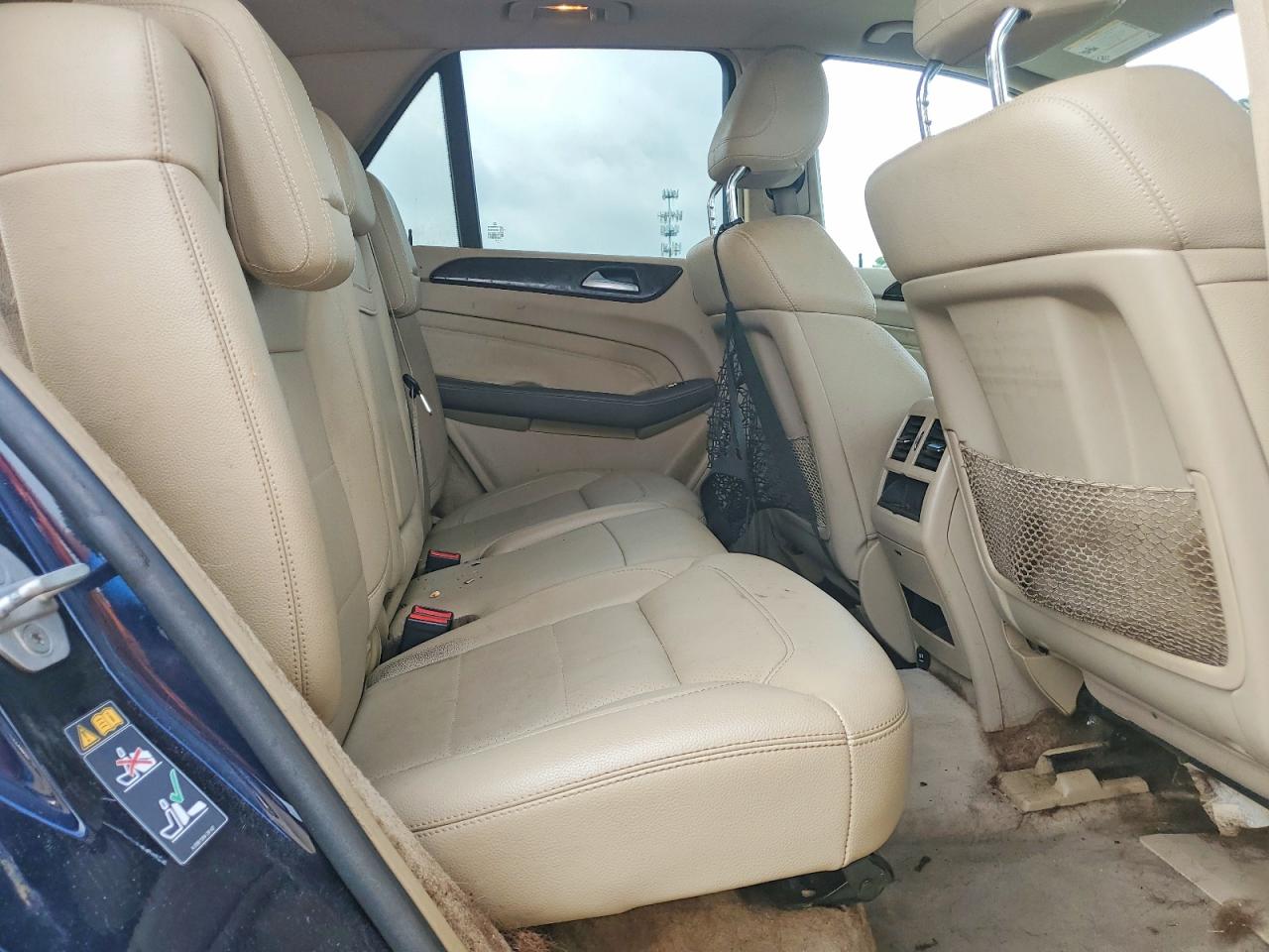2014 Mercedes-benz Ml 350 4matic Blue vin: 4JGDA5HB2EA409213