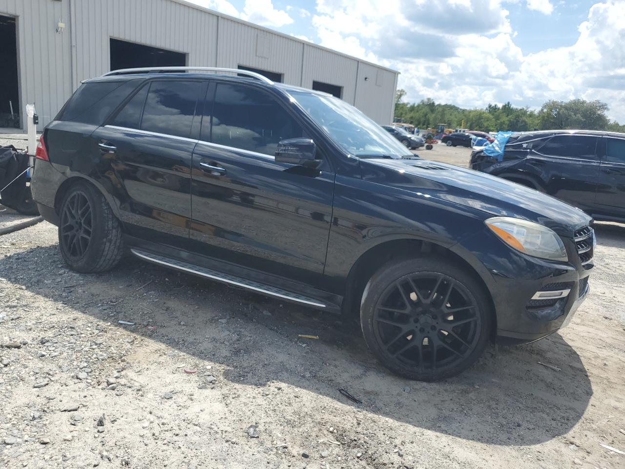2014 Mercedes-benz Ml 350 4matic Black vin: 4JGDA5HB2EA410880