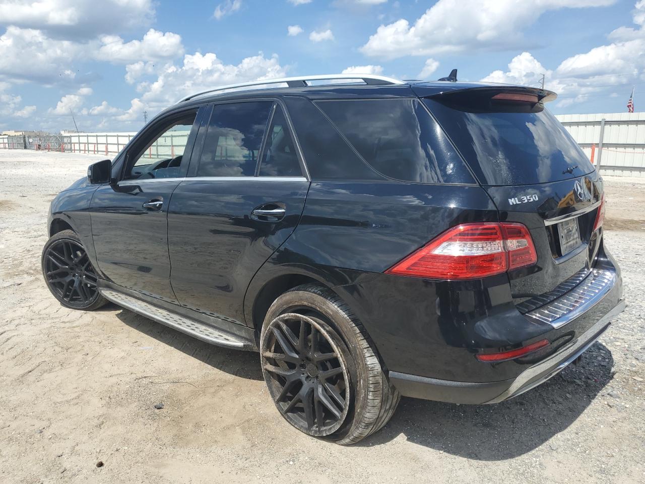 2014 Mercedes-benz Ml 350 4matic Black vin: 4JGDA5HB2EA410880