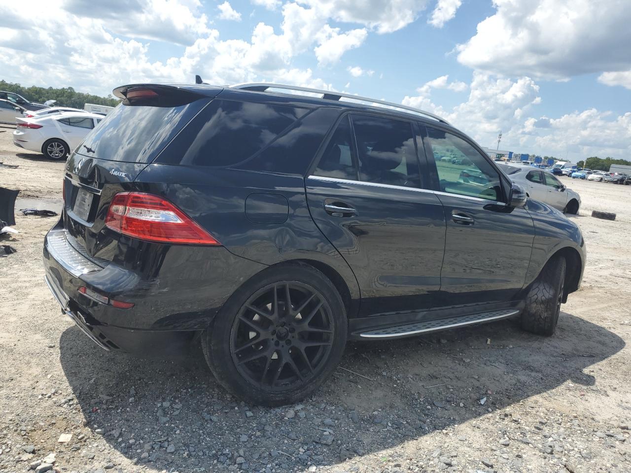 2014 Mercedes-benz Ml 350 4matic Black vin: 4JGDA5HB2EA410880