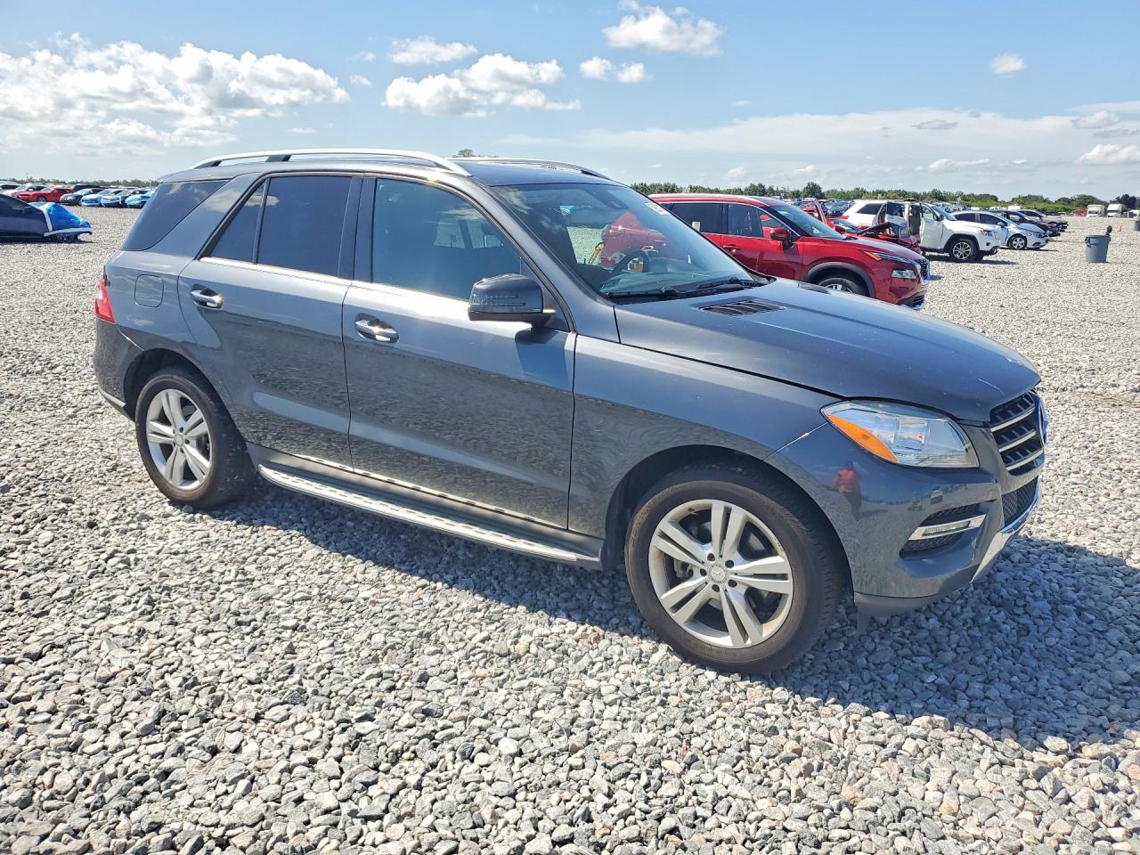 2015 Mercedes-benz Ml 350 4matic Silver vin: 4JGDA5HB2FA447588