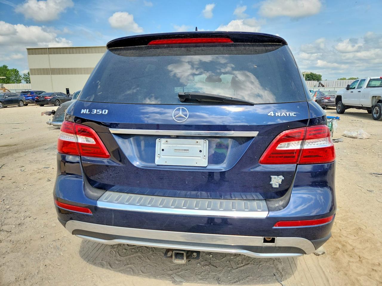 2015 Mercedes-benz Ml 350 4matic Синий vin: 4JGDA5HB2FA449163