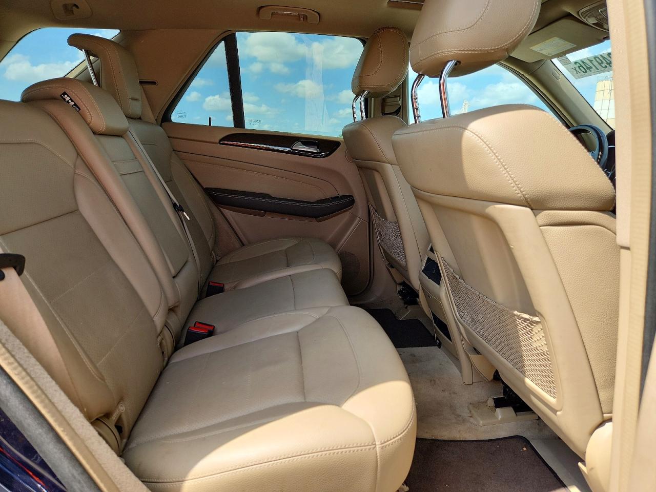 2015 Mercedes-benz Ml 350 4matic Синий vin: 4JGDA5HB2FA449163