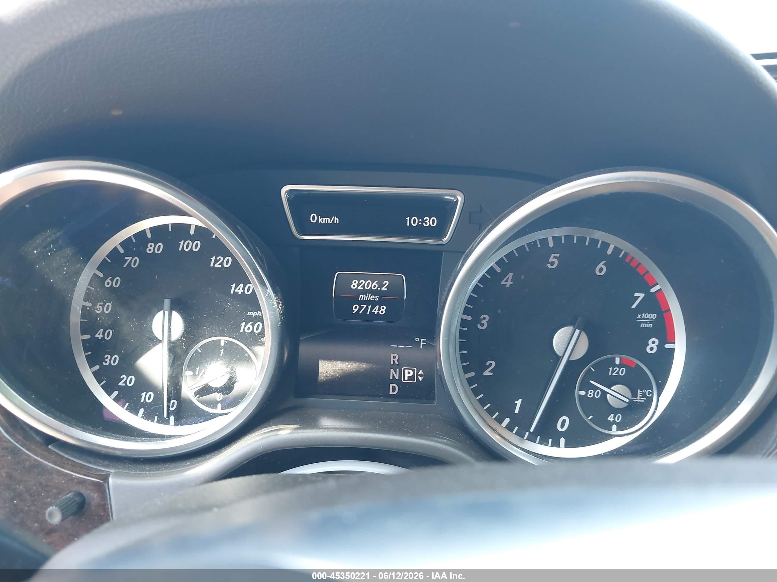 2015 Mercedes-benz Ml 350 4matic Blue vin: 4JGDA5HB2FA455187